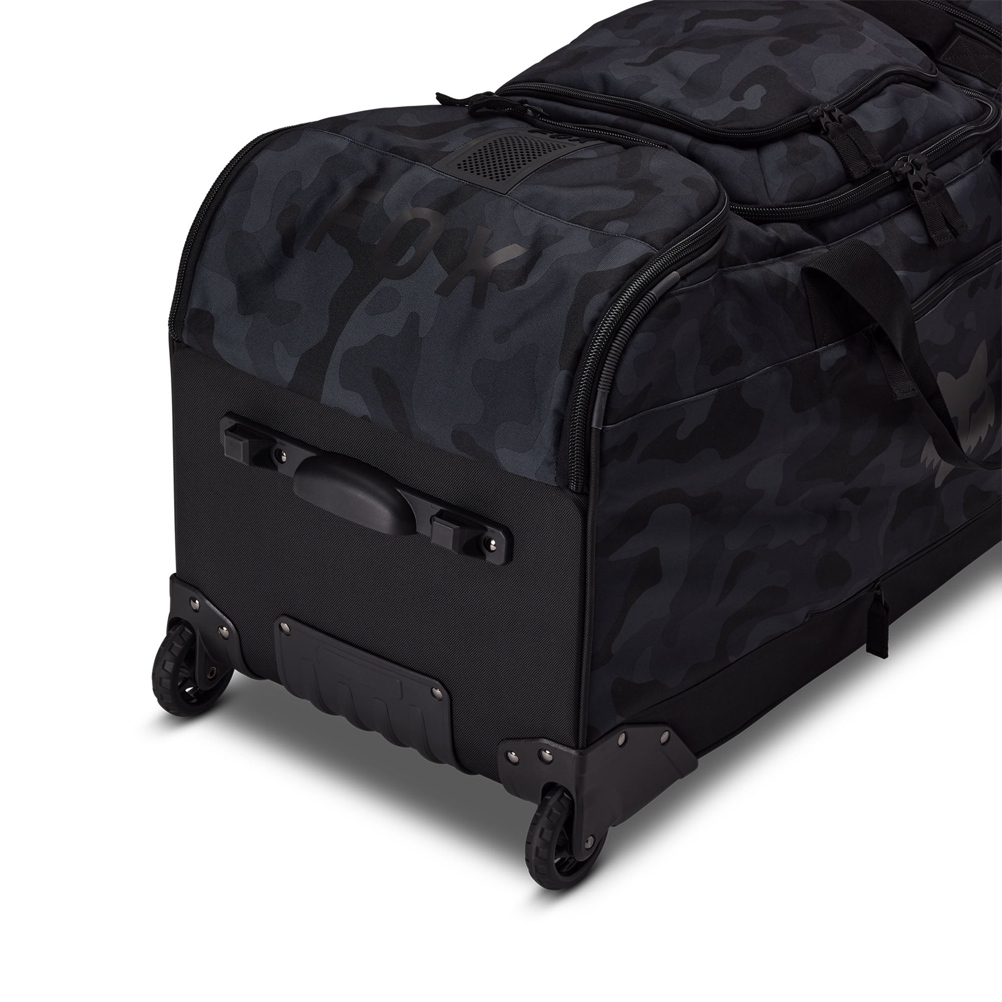 Fox Racing 33135-247-OS Shuttle Black Camo Roller Gear Bag Black Camo - One Size