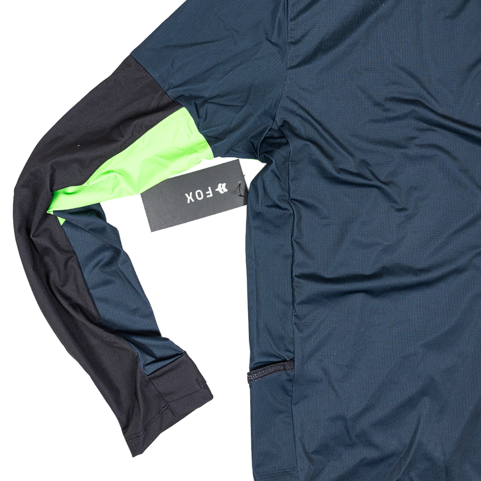 Fox Racing Ranger Jersey UPF 50 Hook and Loop Pockets Twilight Blue