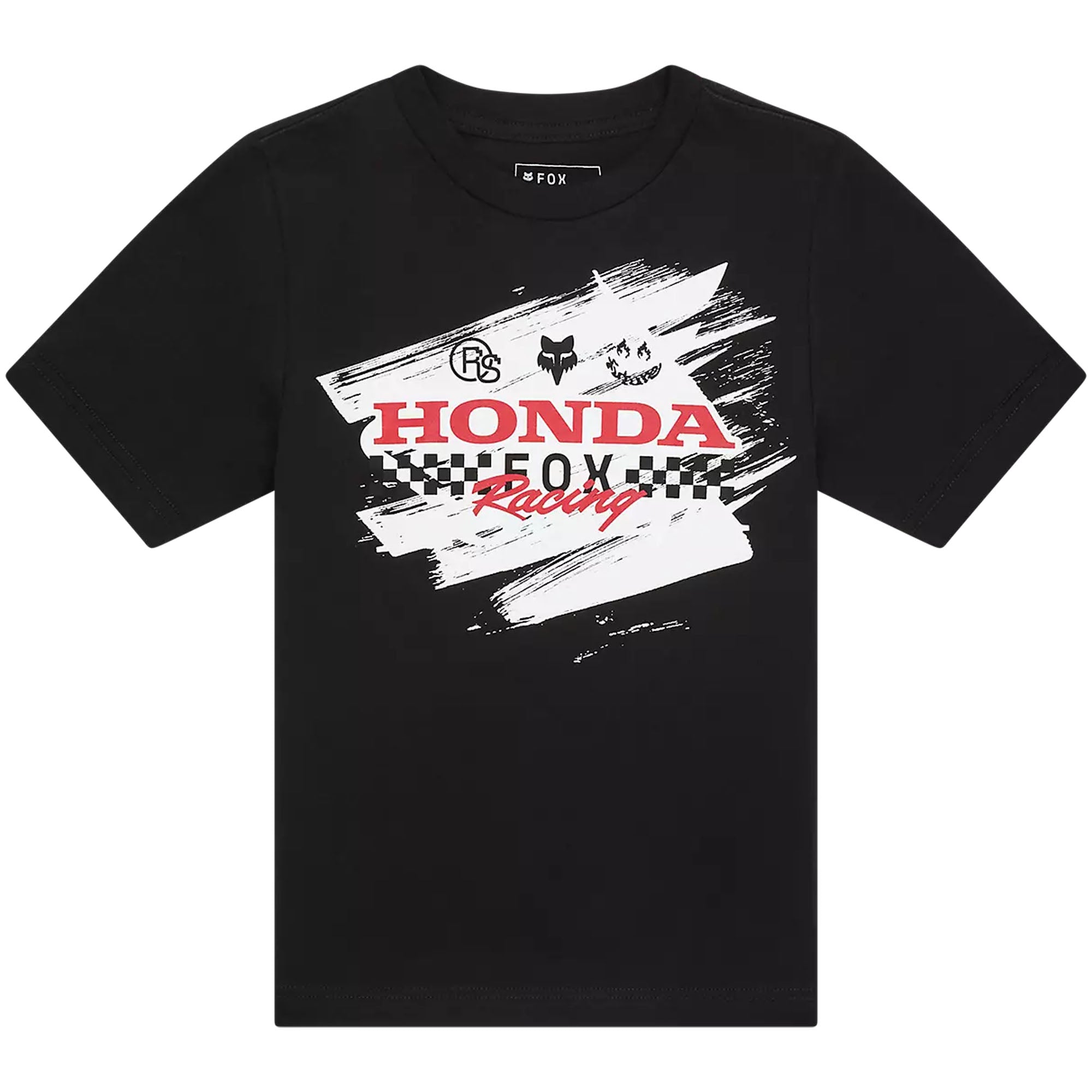 Fox Racing Youth Fox x Honda Short Sleeve T-Shirt Black Unisex-Child