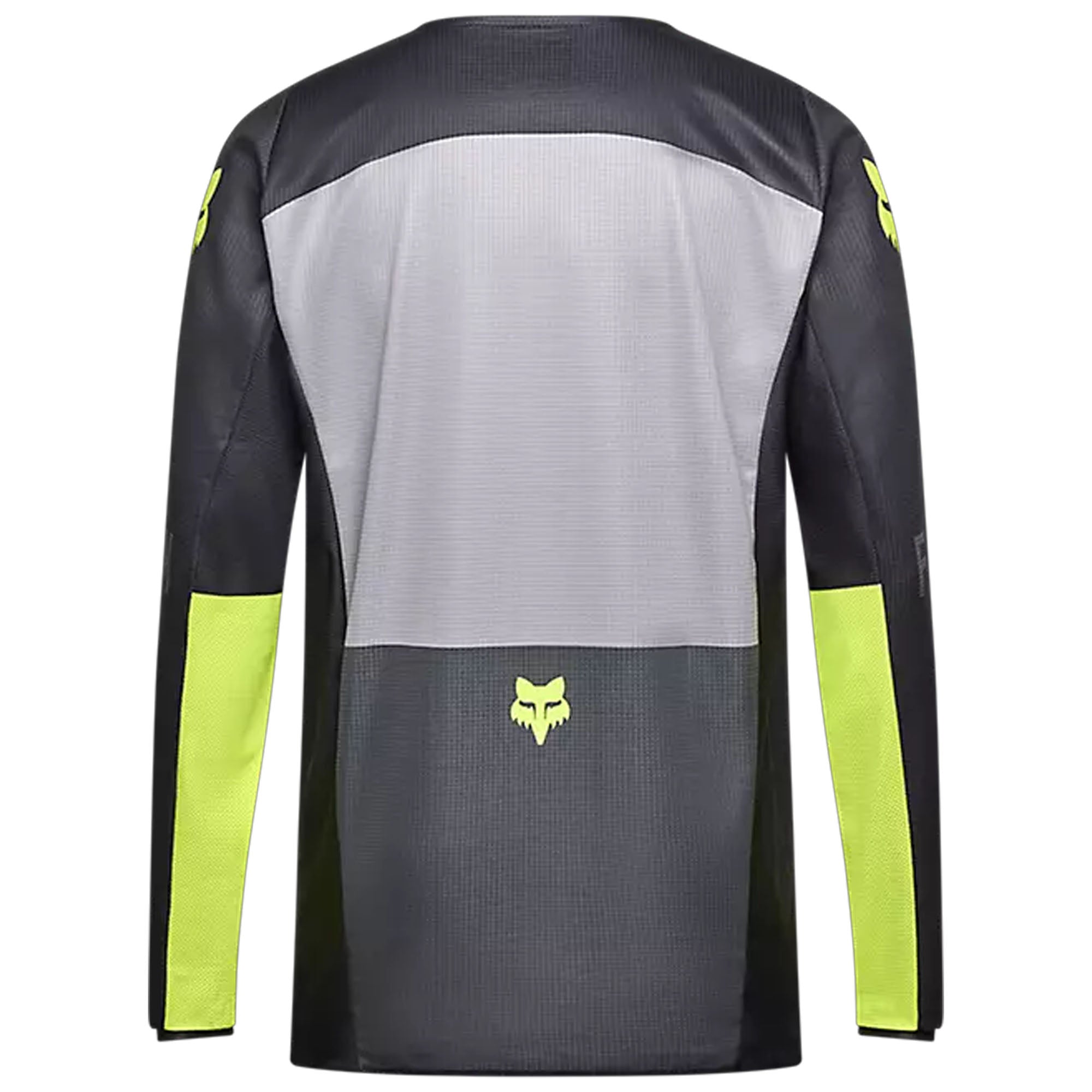 Fox Racing 180 Flow Jersey Moisture-Wicking Breathable Vented Mesh Black Yellow