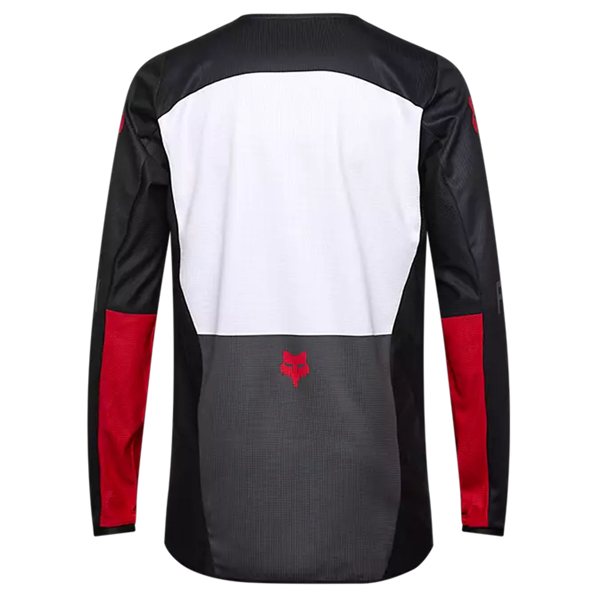 Fox Racing 180 Flow Jersey Moisture-Wicking Breathable Vented Mesh White Red