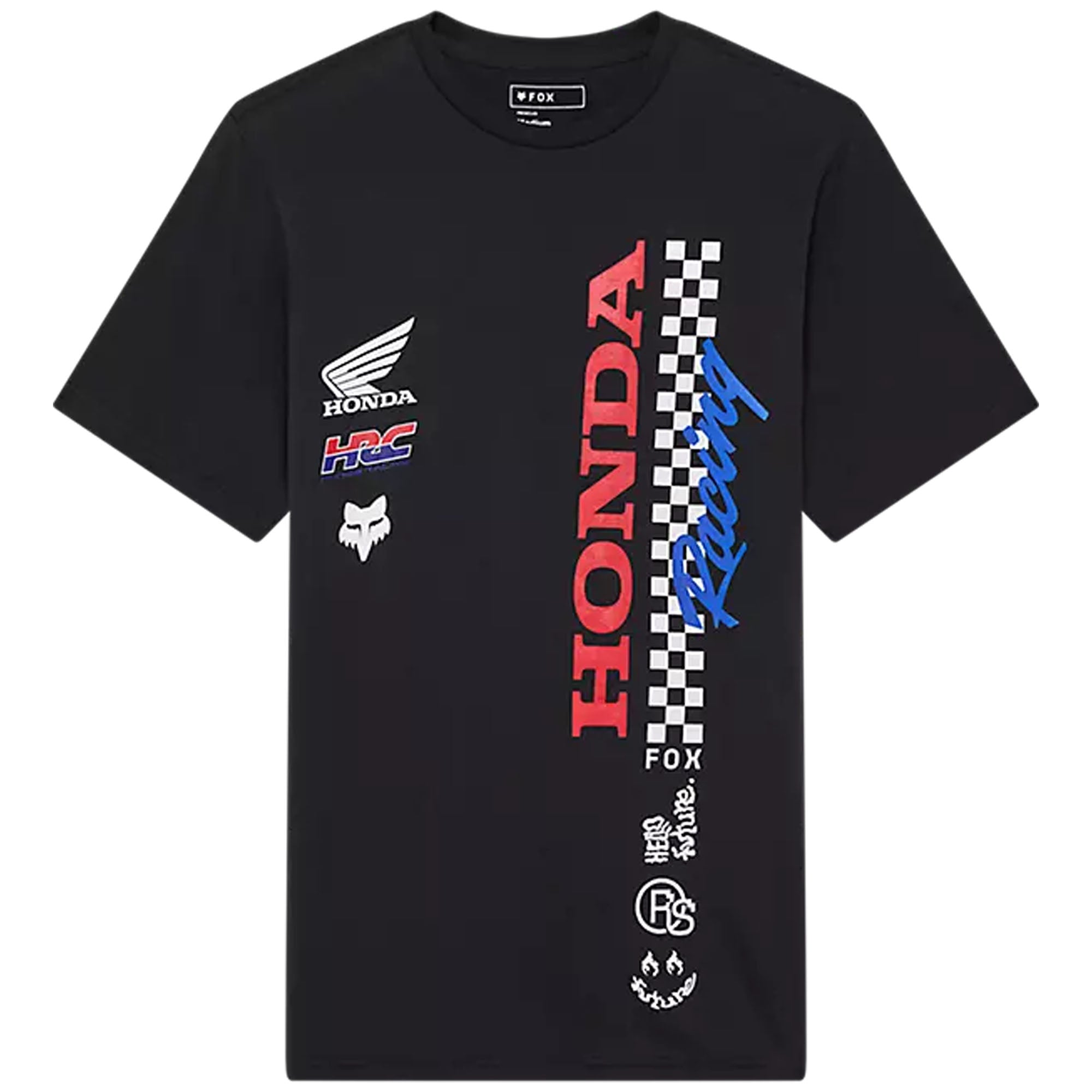 Fox Racing Honda Short Sleeve T-Shirt Black Unisex-Adult
