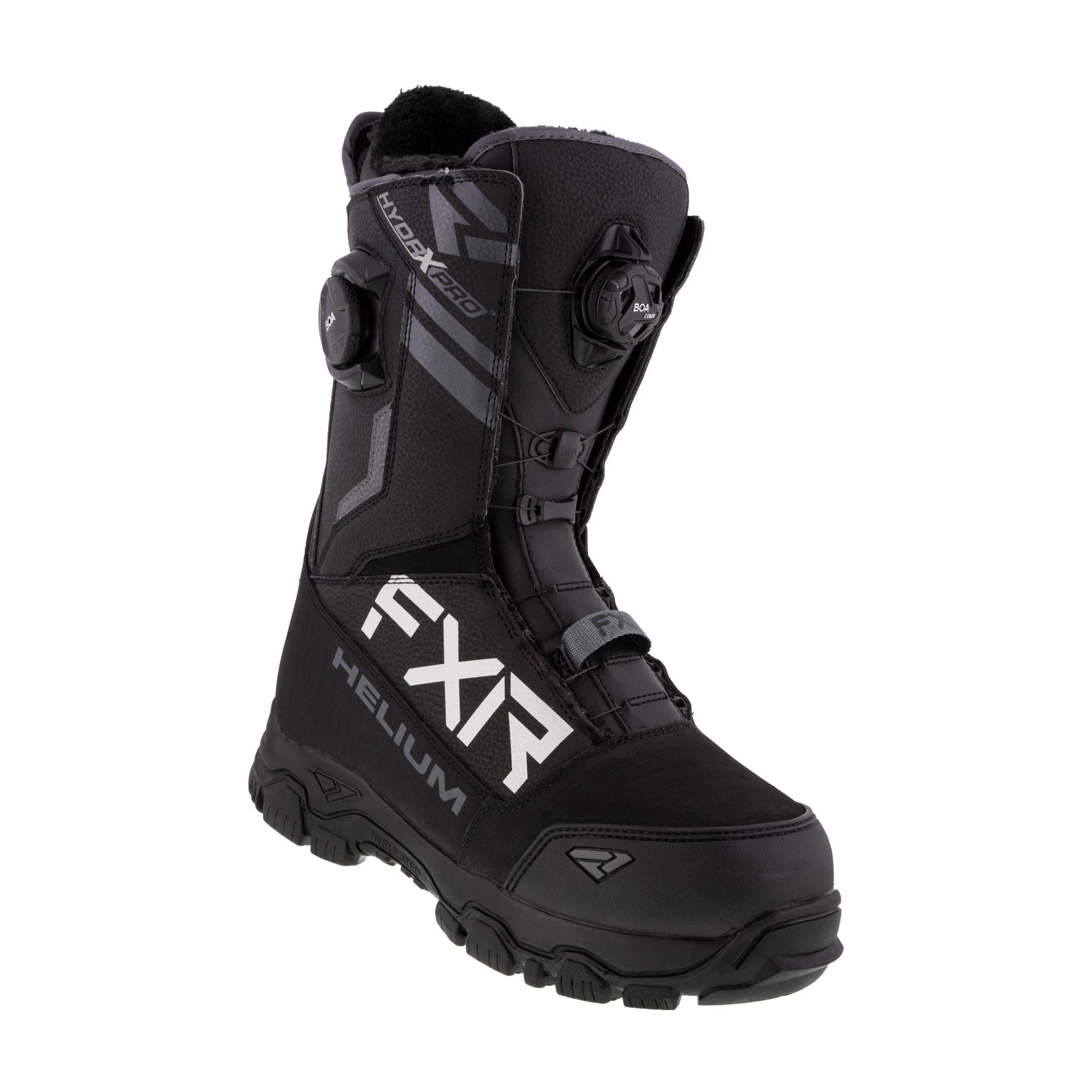 FXR Helium Dual Boa Boot Black Unisex-Adult