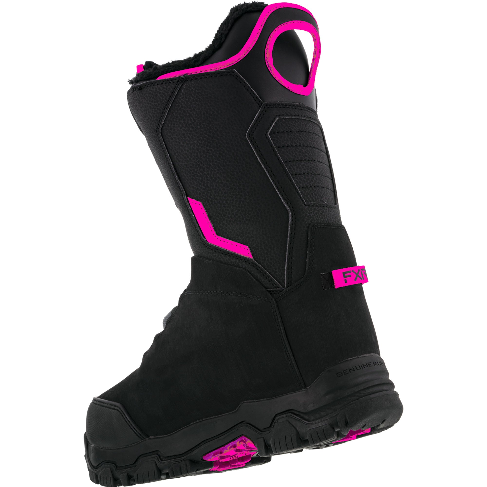 FXR Helium Boa Snowmobile Boots Black/Fuchsia
