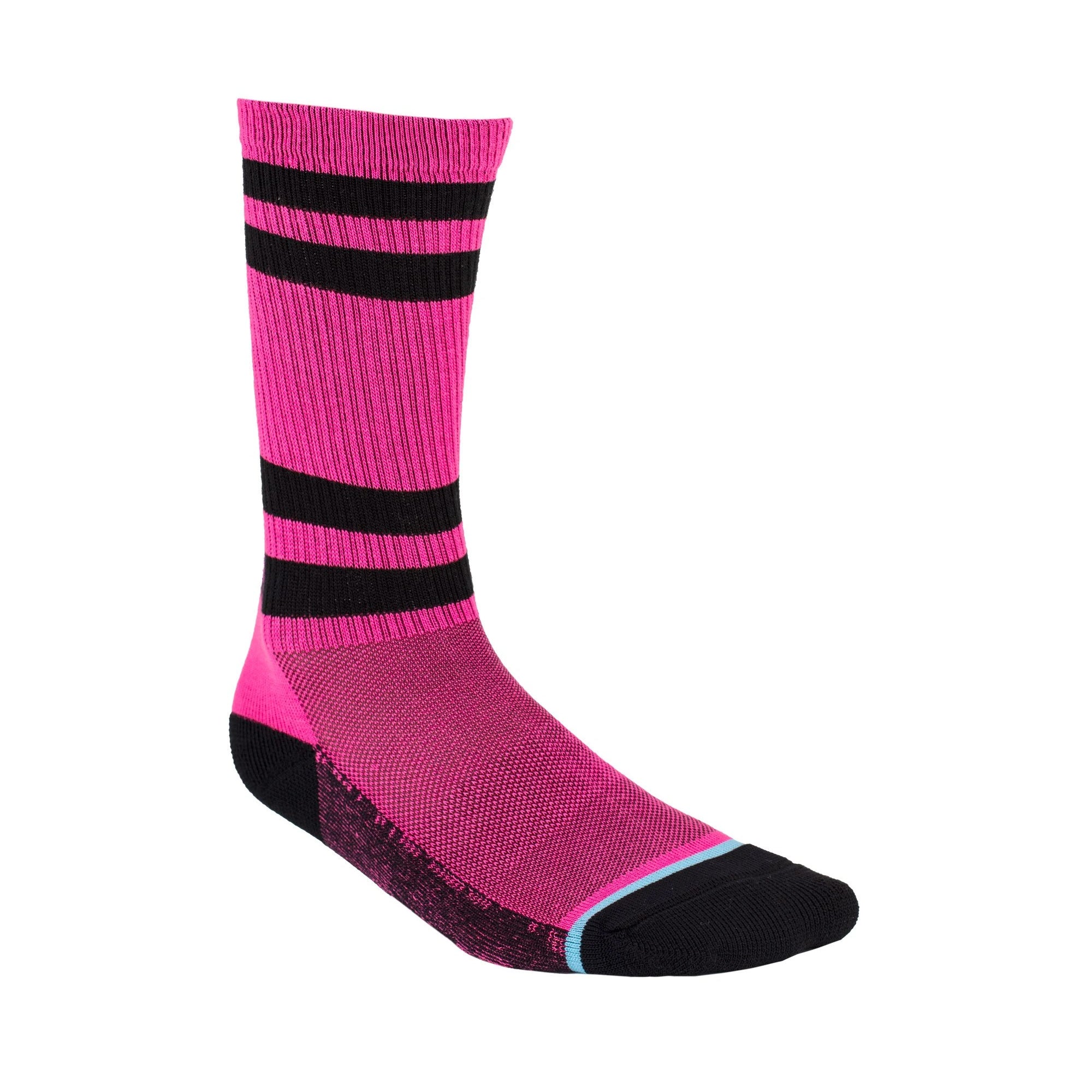 FXR Turbo Athletic Sock Electric Pink/Ocean Mens