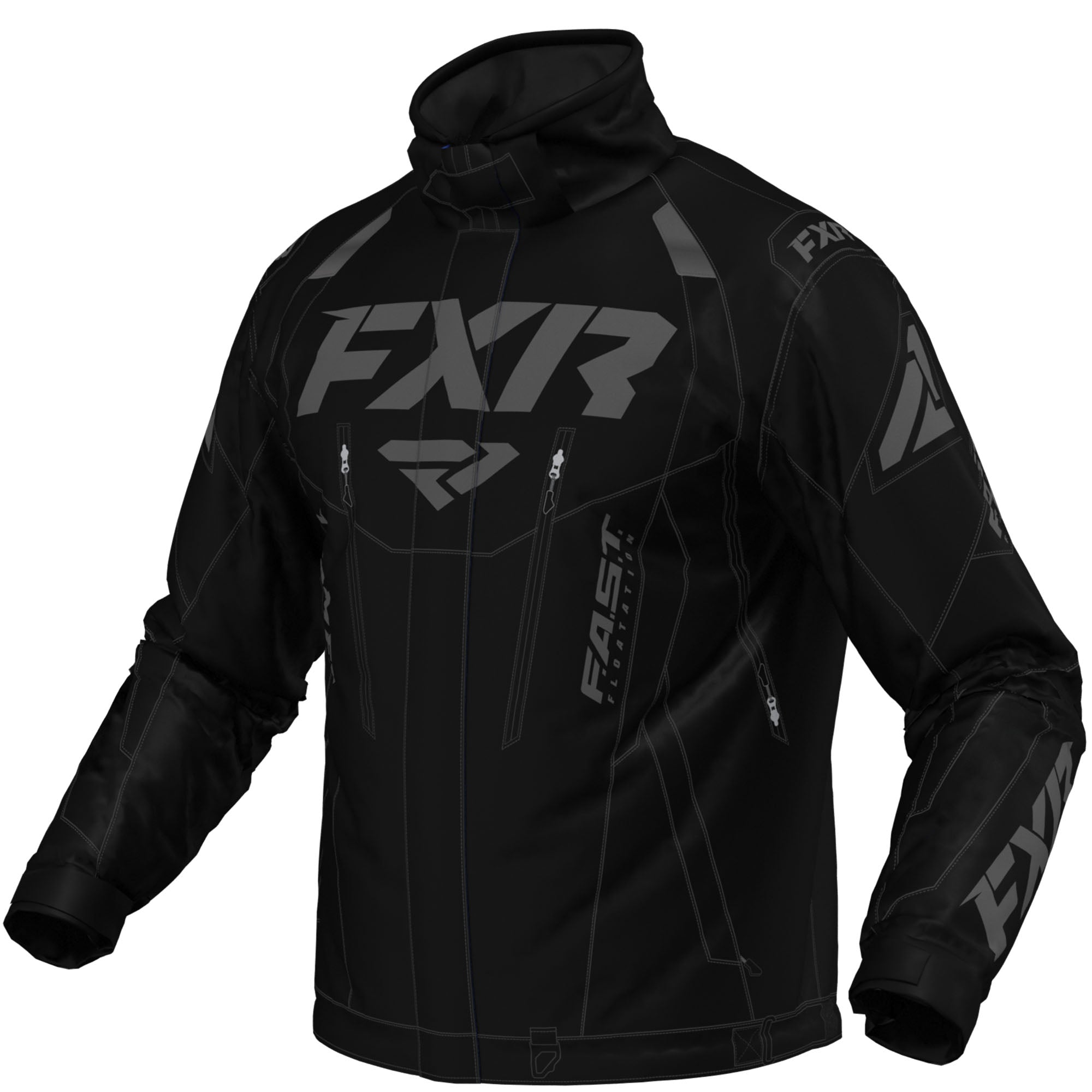 FXR Team FX Jacket Black Ops Mens