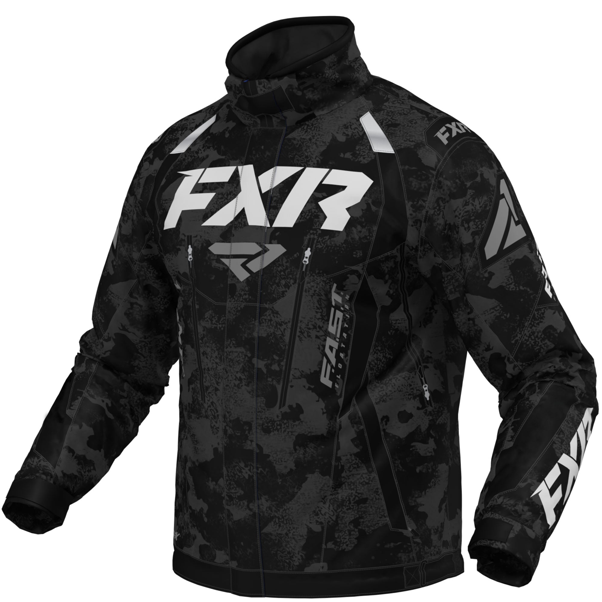 FXR Team FX Jacket Black Camo Mens