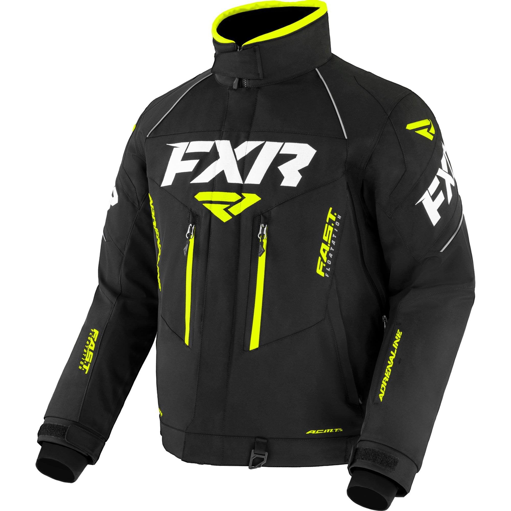 FXR Adrenaline Jacket Black/Charcoal/Hi-Vis Mens