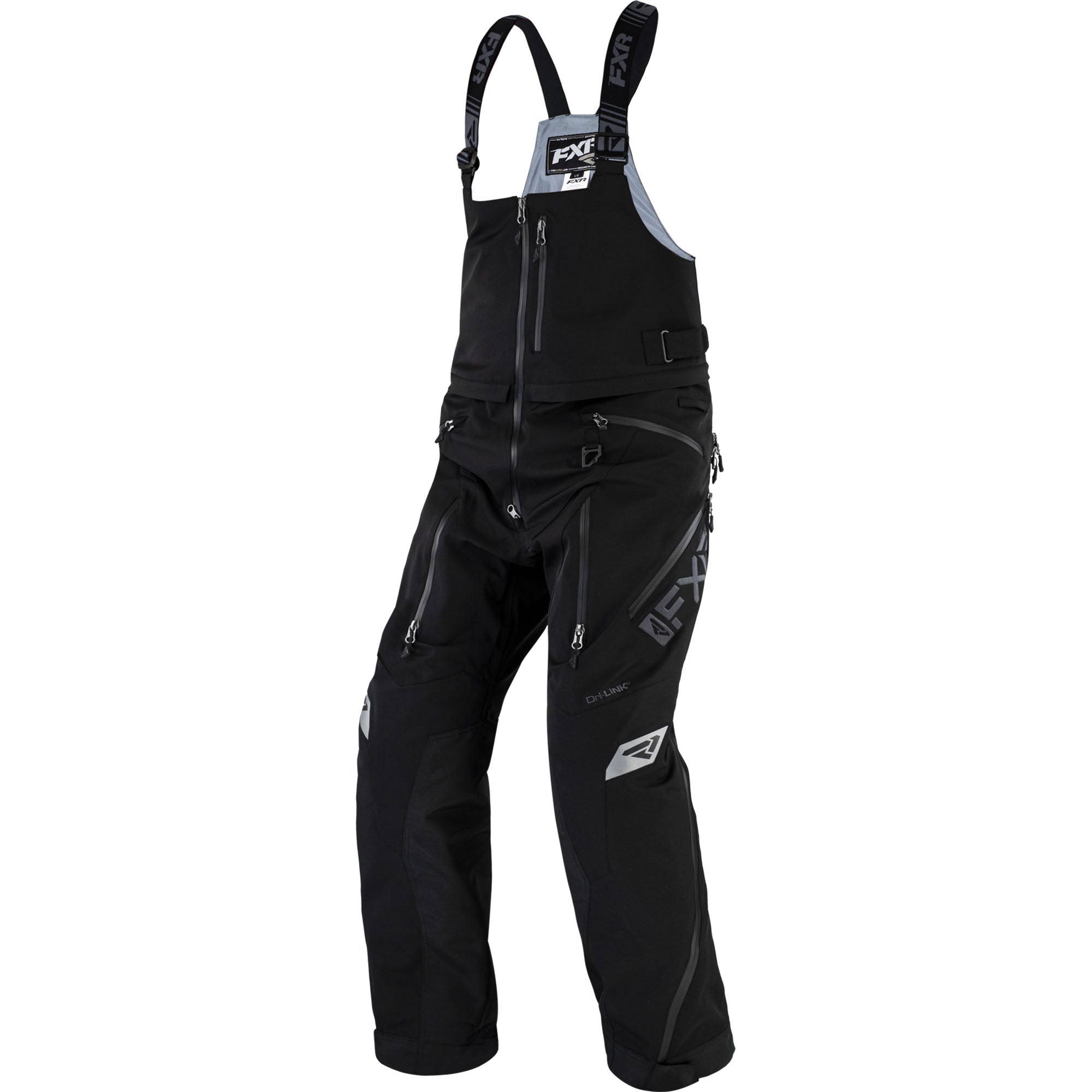 FXR Renegade Lite Bib Pants Black Mens