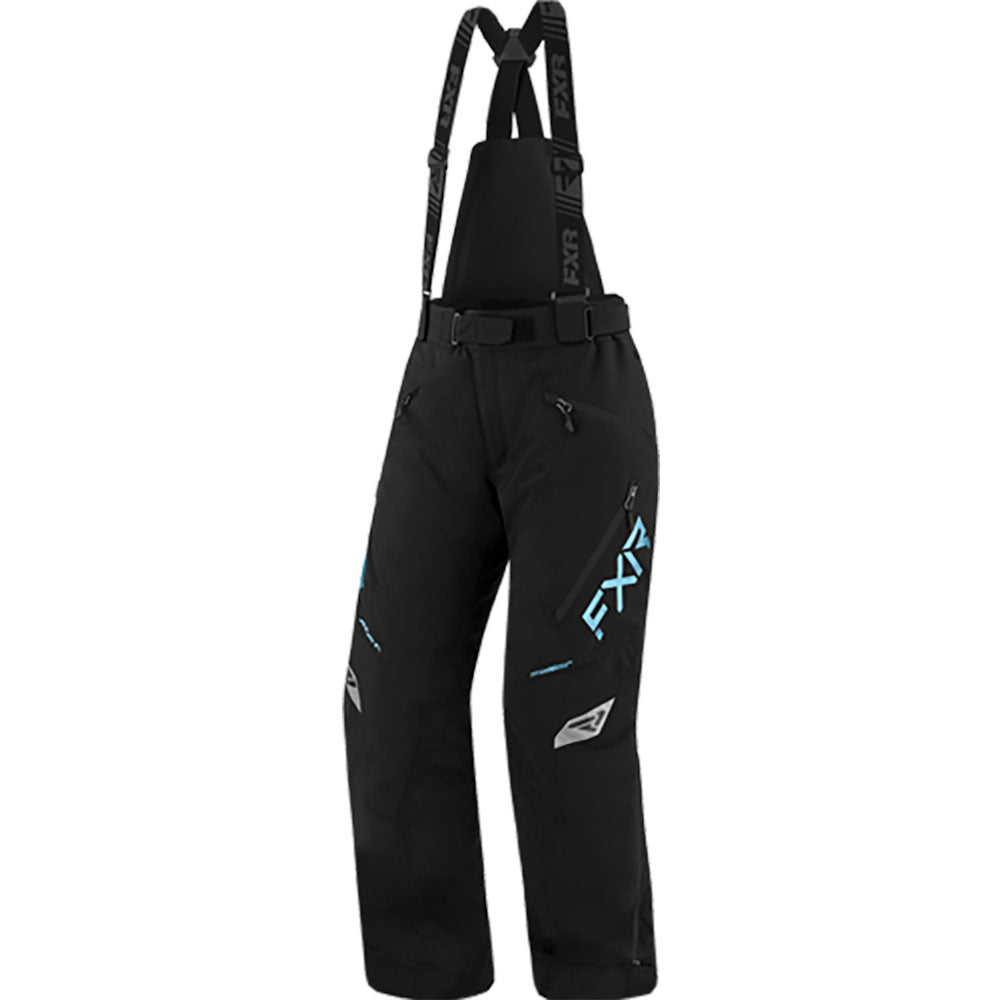 FXR Womens Edge Pant Black/Maui Blue Womens