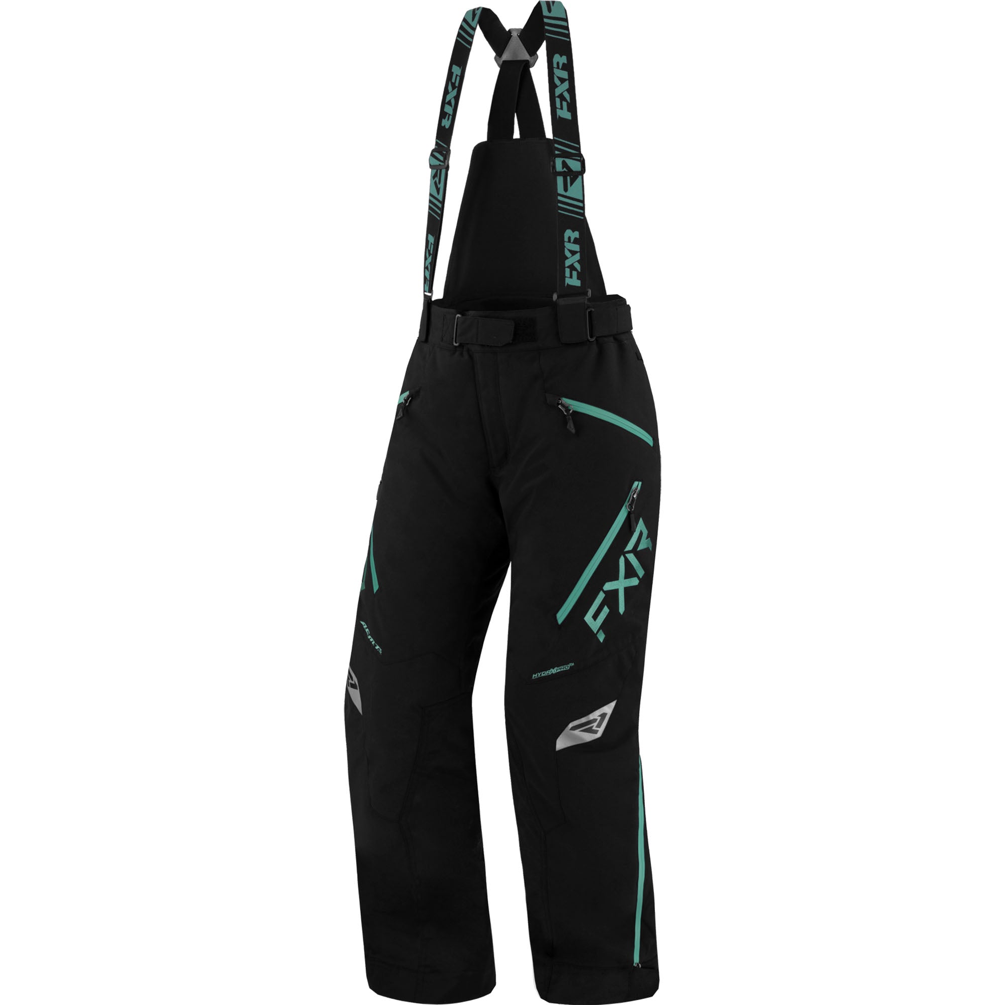FXR Womens Edge Pant Black/Mint Womens