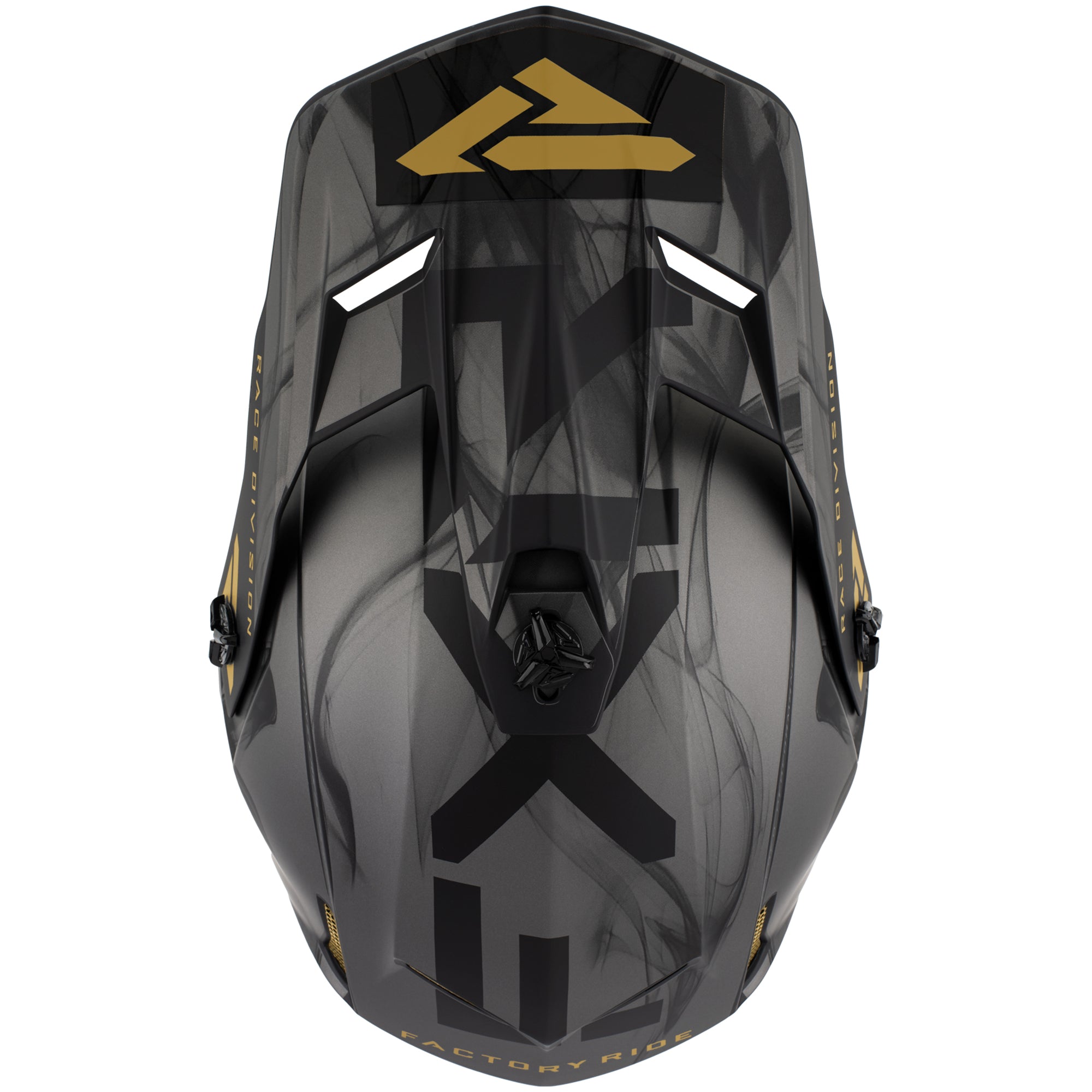 FXR Clutch Smoke Offroad Helmet Gold Black