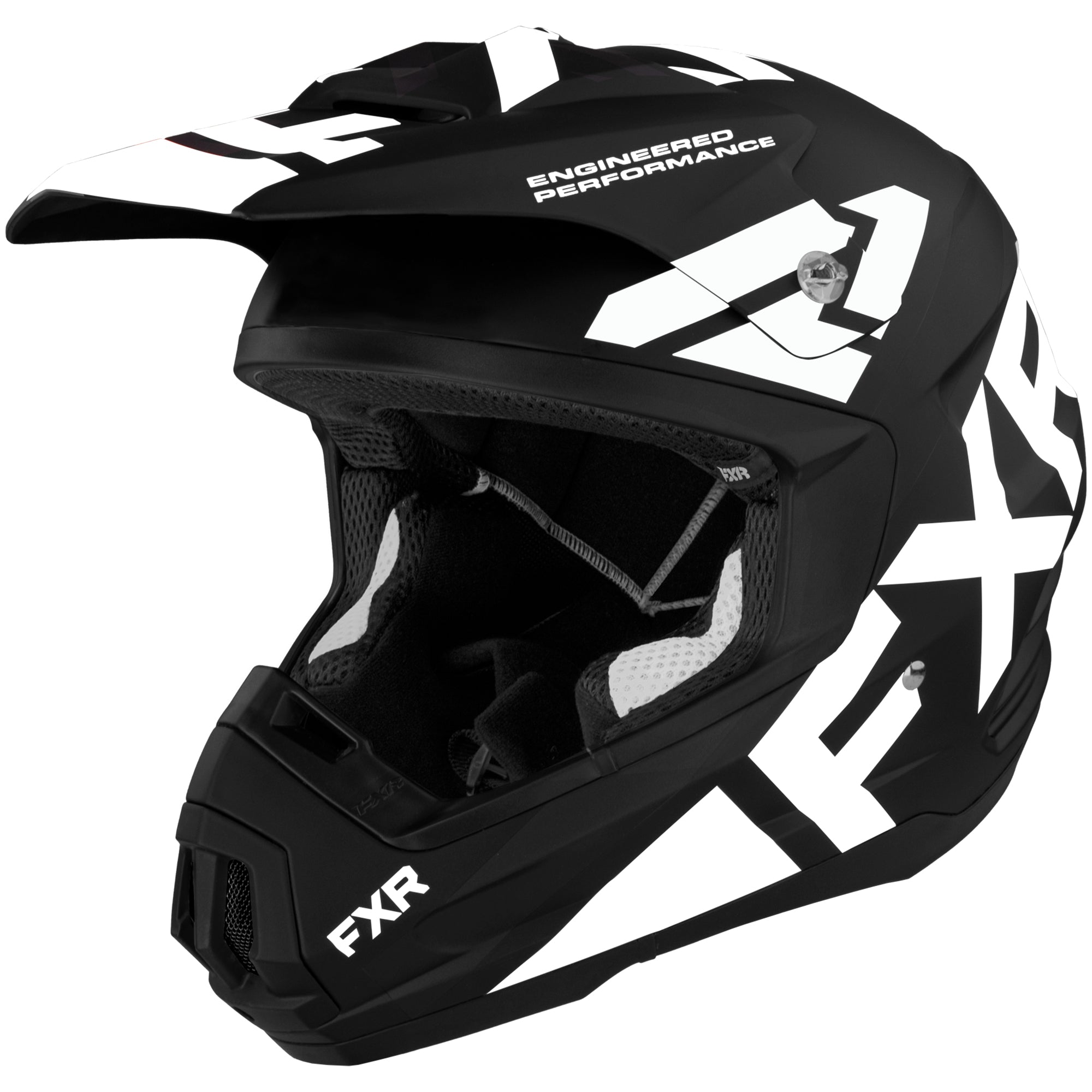 FXR Torque Team Helmet Black/White Unisex-Adult