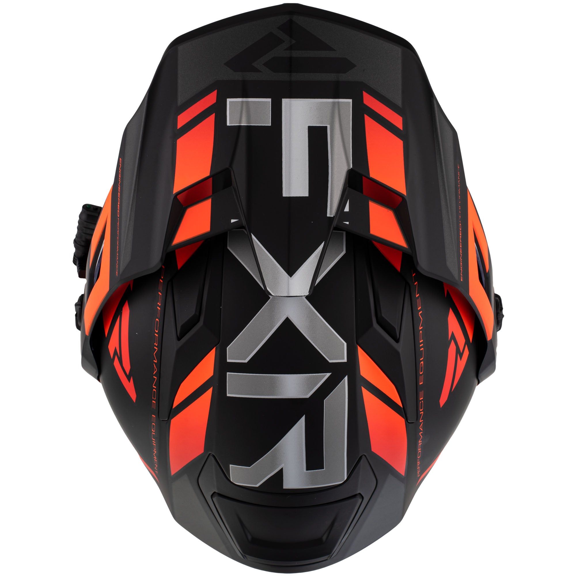 FXR Maverick X Modular Snowmobile Helmet Black/Orange