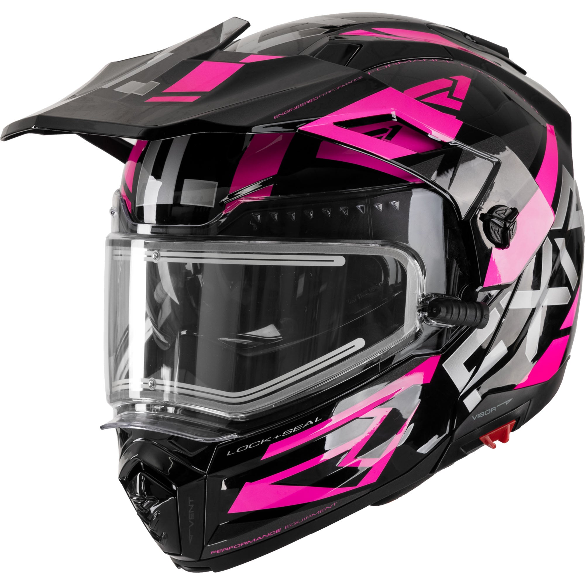 FXR Maverick X Helmet Black/Fuchsia Unisex-Adult