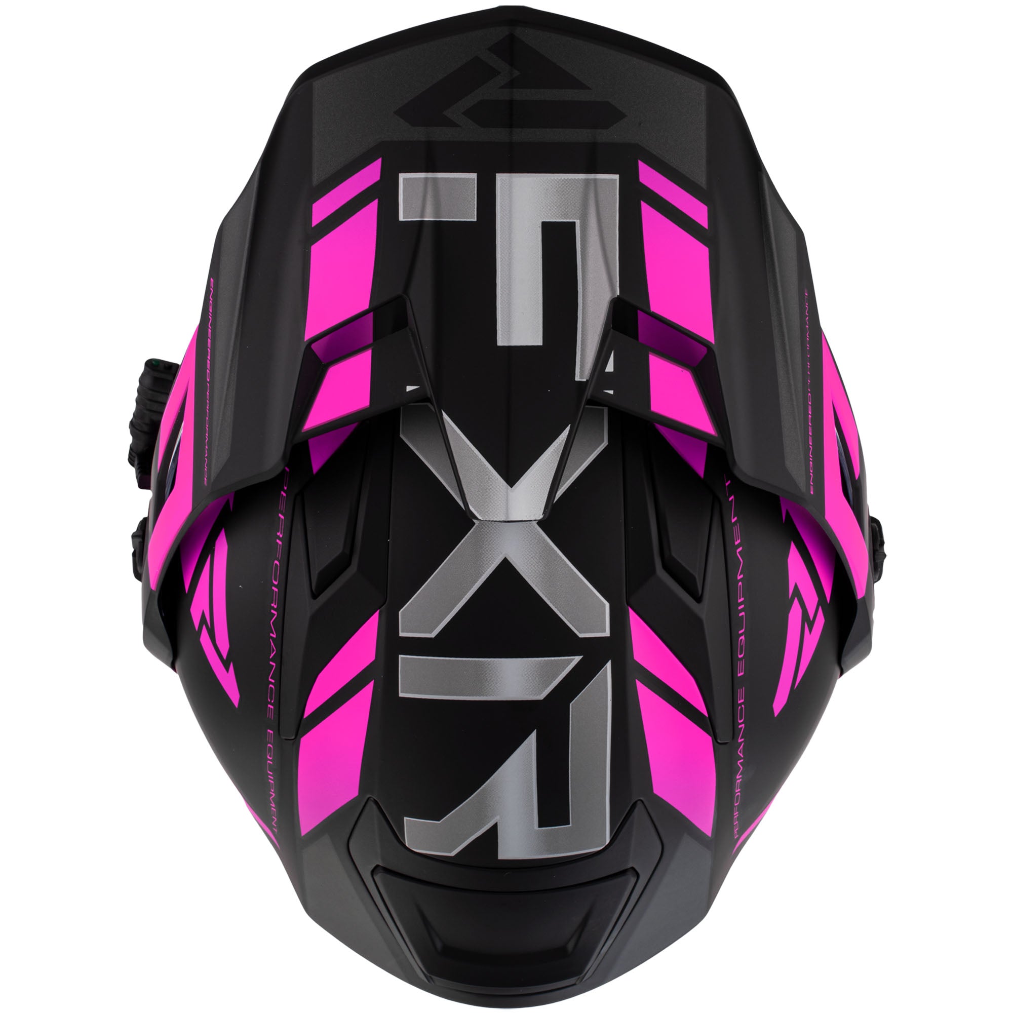 FXR Maverick X Modular Snowmobile Helmet Black/Fuchsia