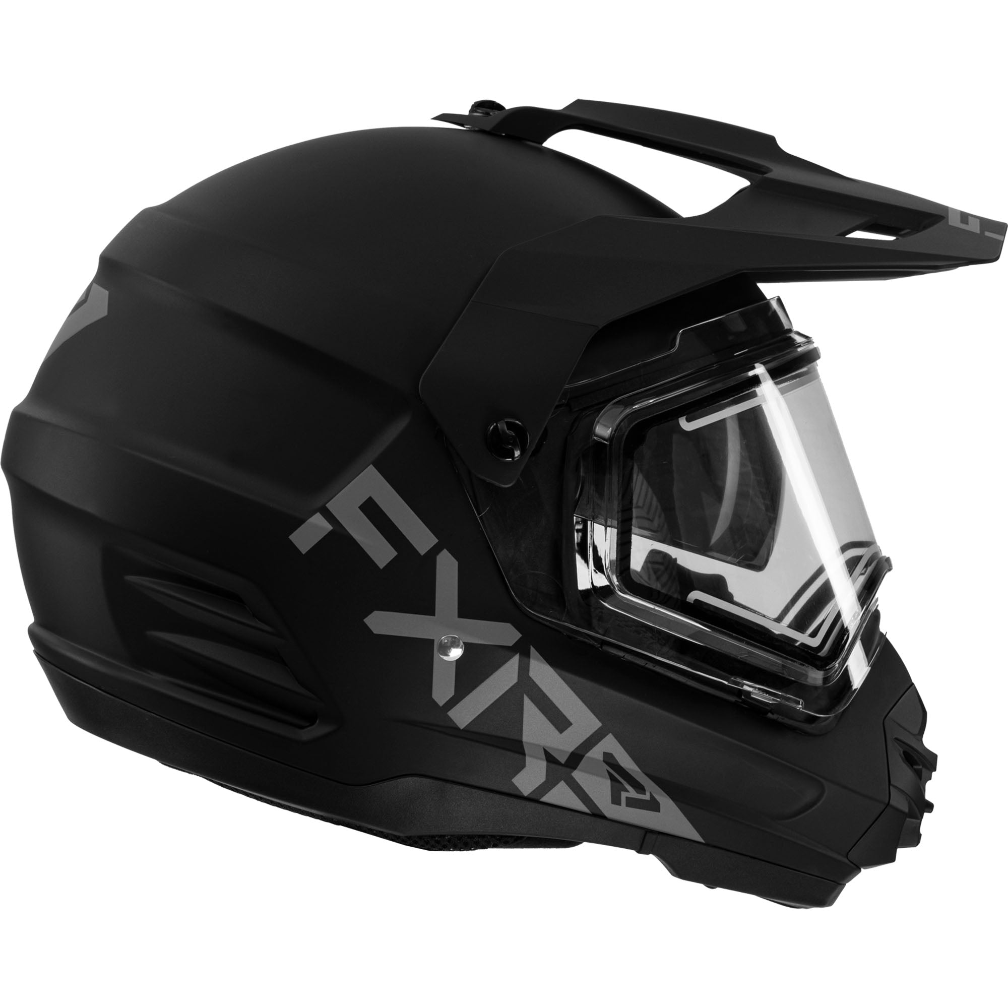 FXR Torque X Prime Snowmobile Helmet w/ E Shield Black
