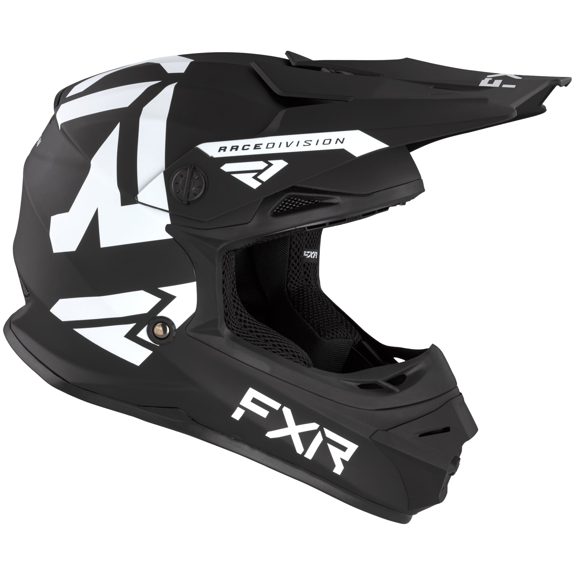 FXR Youth Legion Open Face Offroad Helmet Black/White