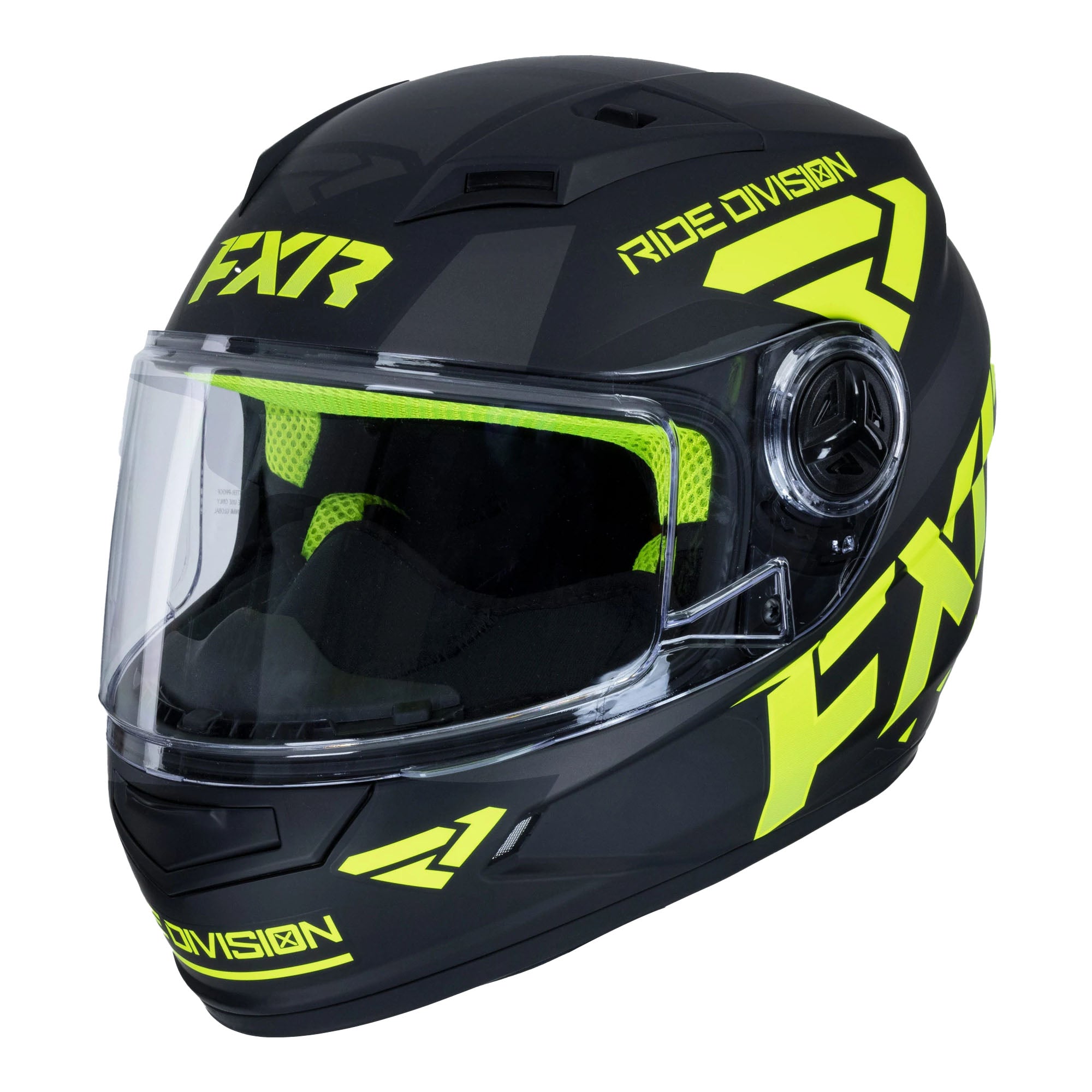 FXR Nitro Youth Core Helmet Black/Hi-Vis Unisex-Adult