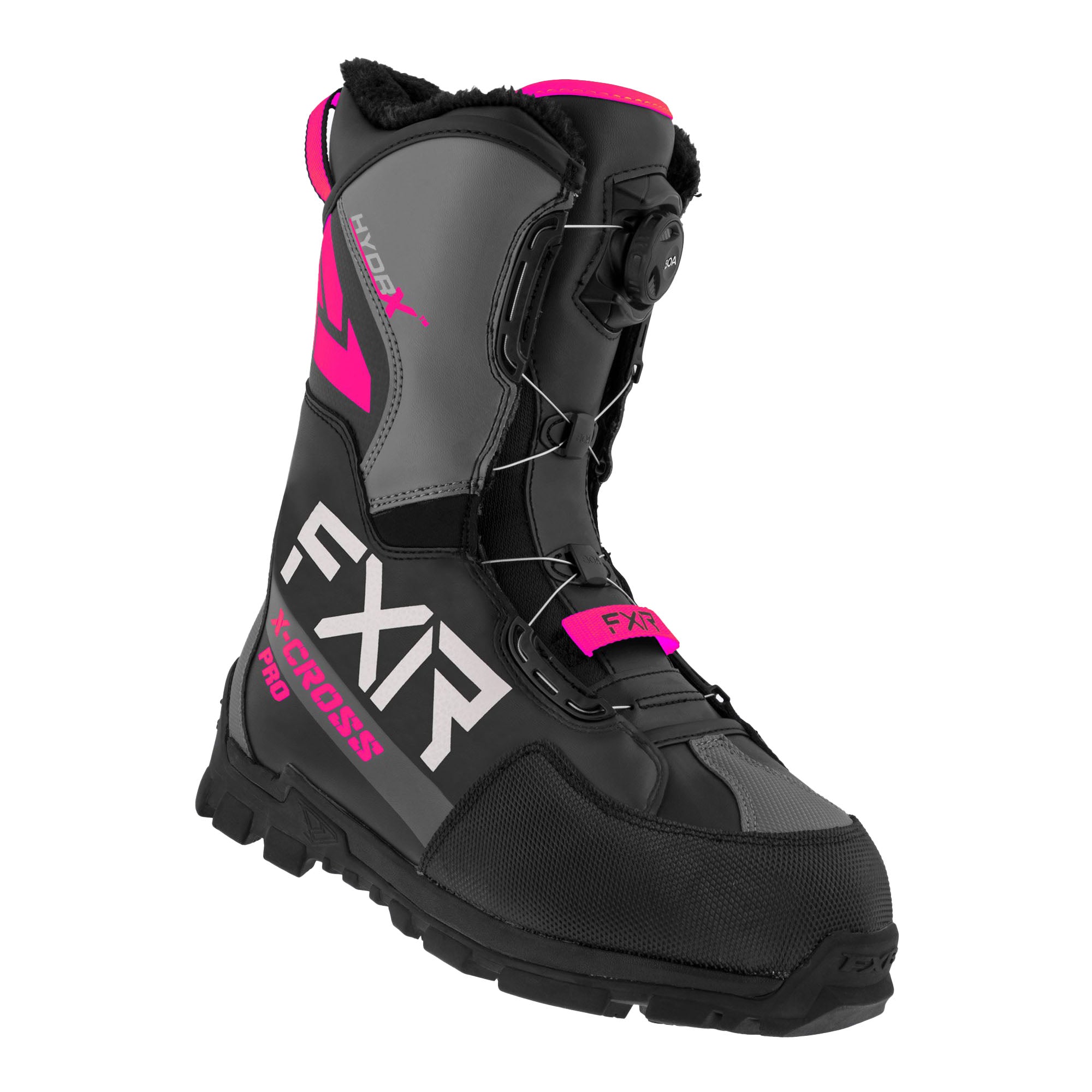 FXR X-Cross Pro BOA Boots Black/Fuchsia Womens
