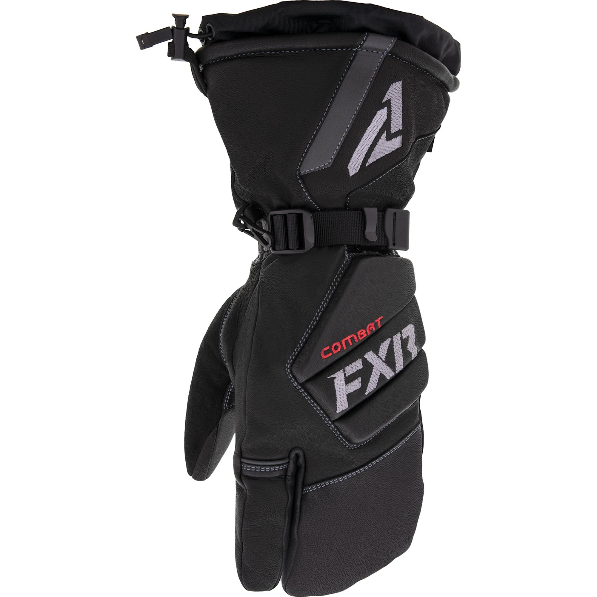 FXR Leather Index Mitts Black Mens