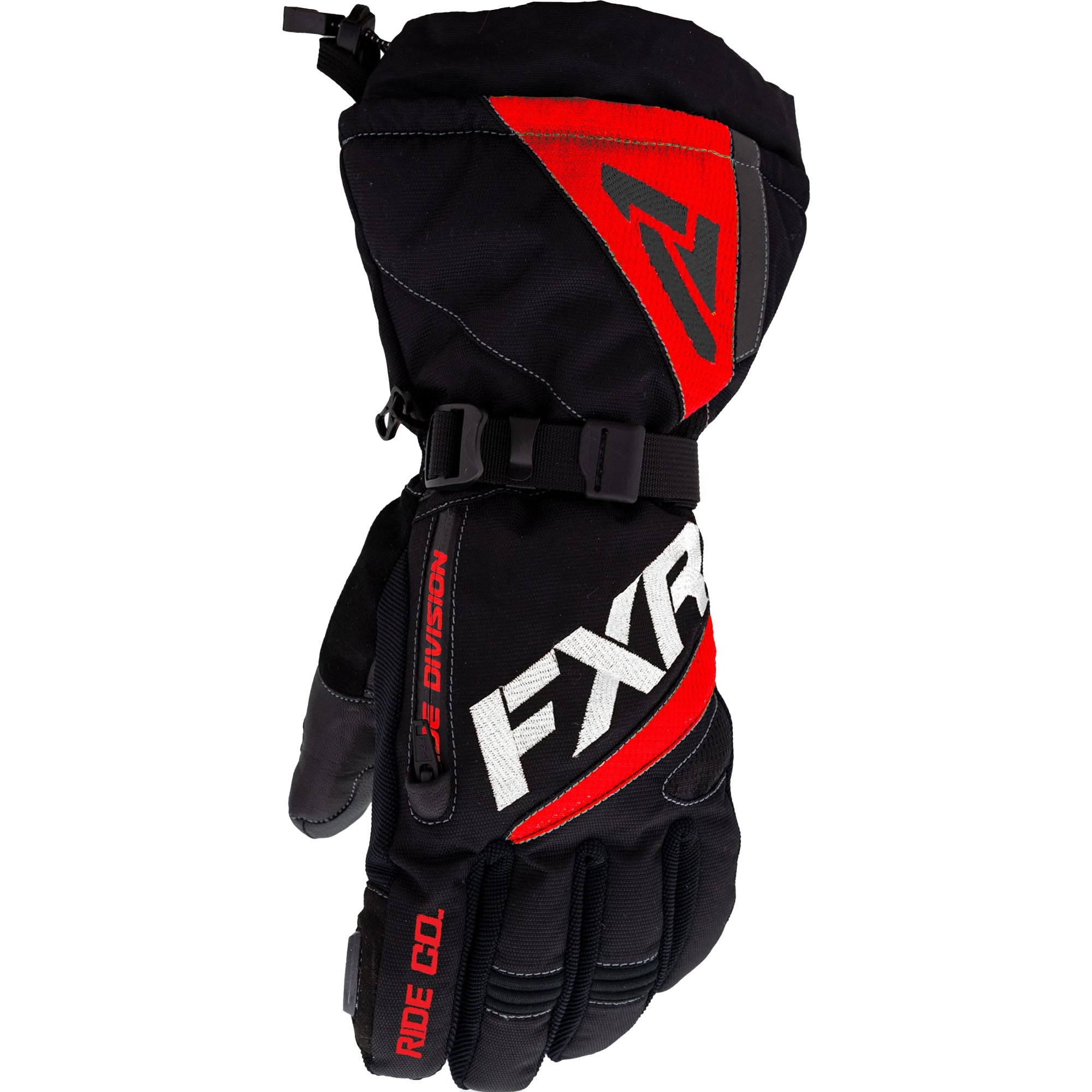 fuel handschuhe FXR Fuel Snowmobile Gloves Black/Red