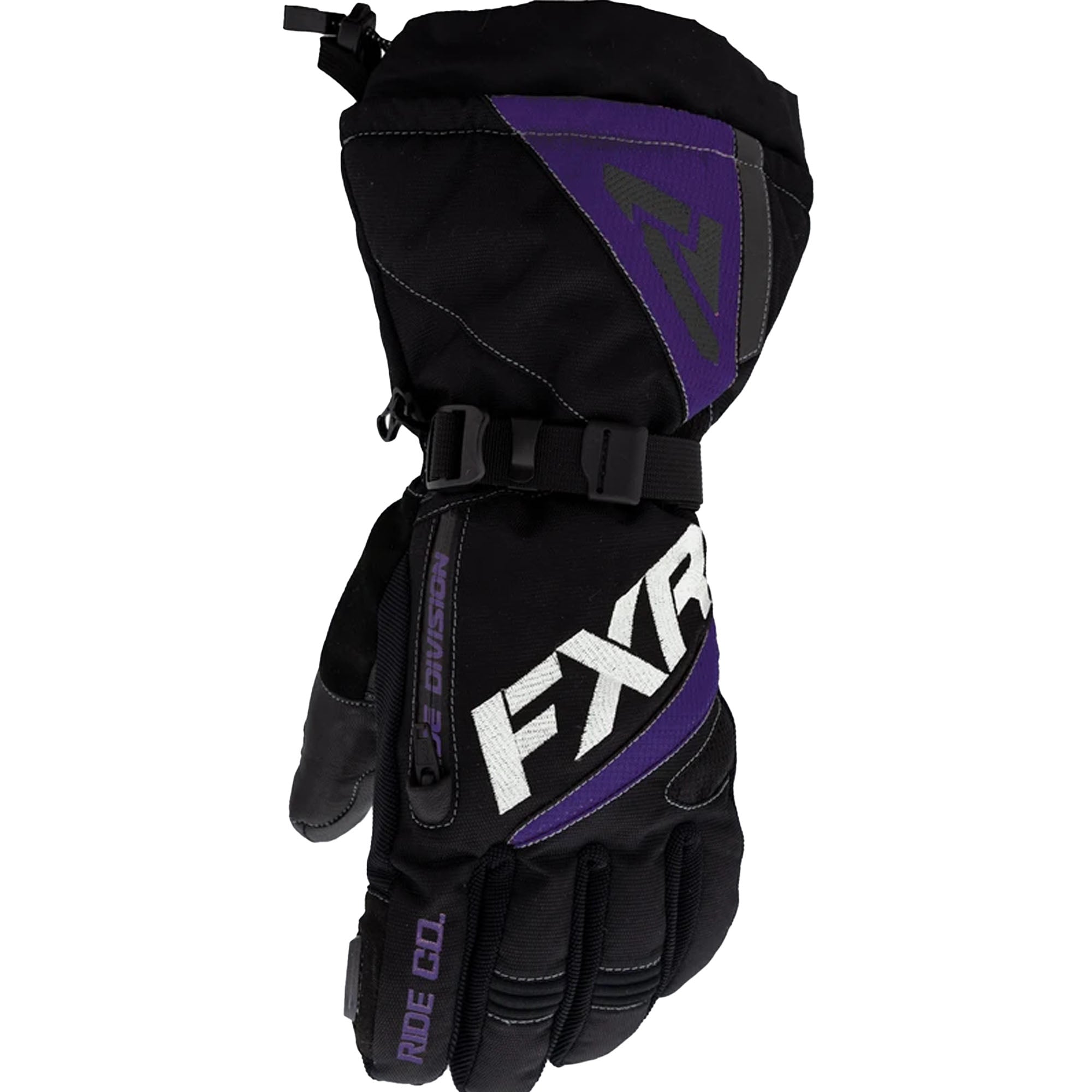 FXR Womens Fusion Gloves Black/Purple Womens