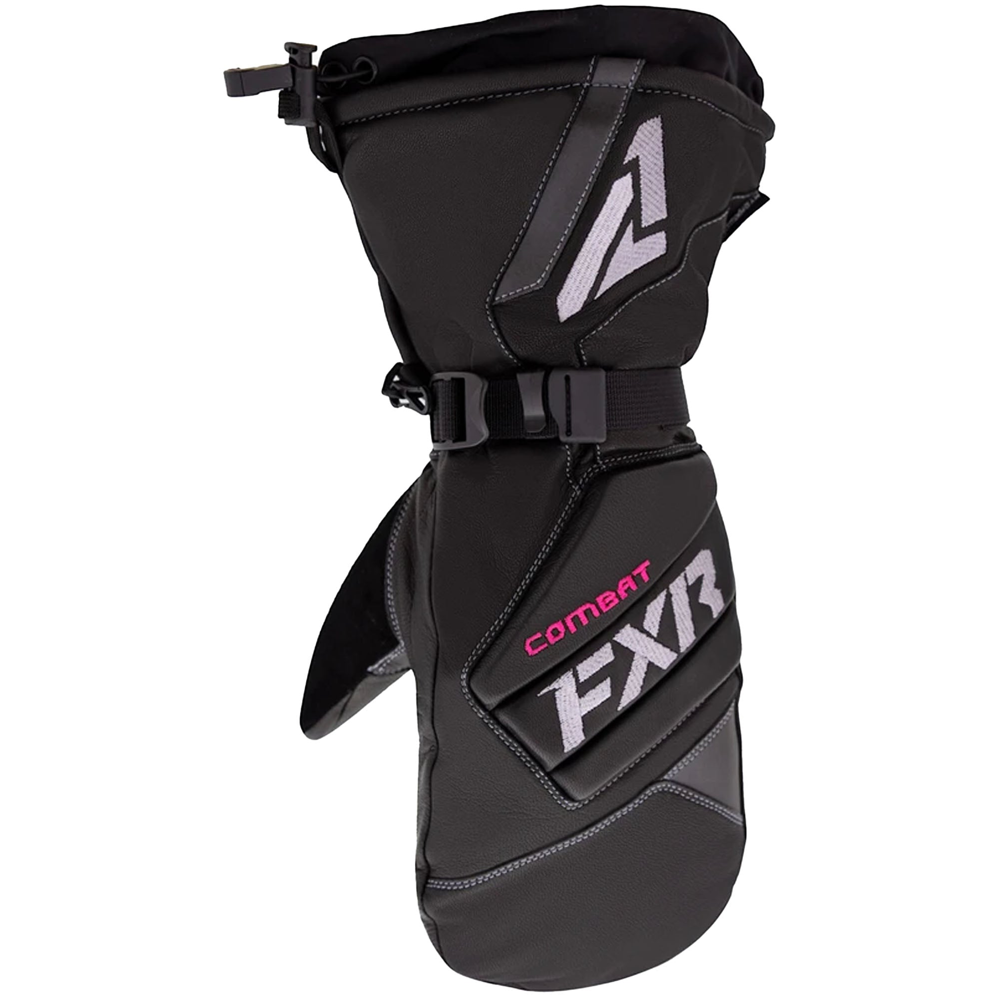 FXR Womens Combat Leather Mitts Black Womens