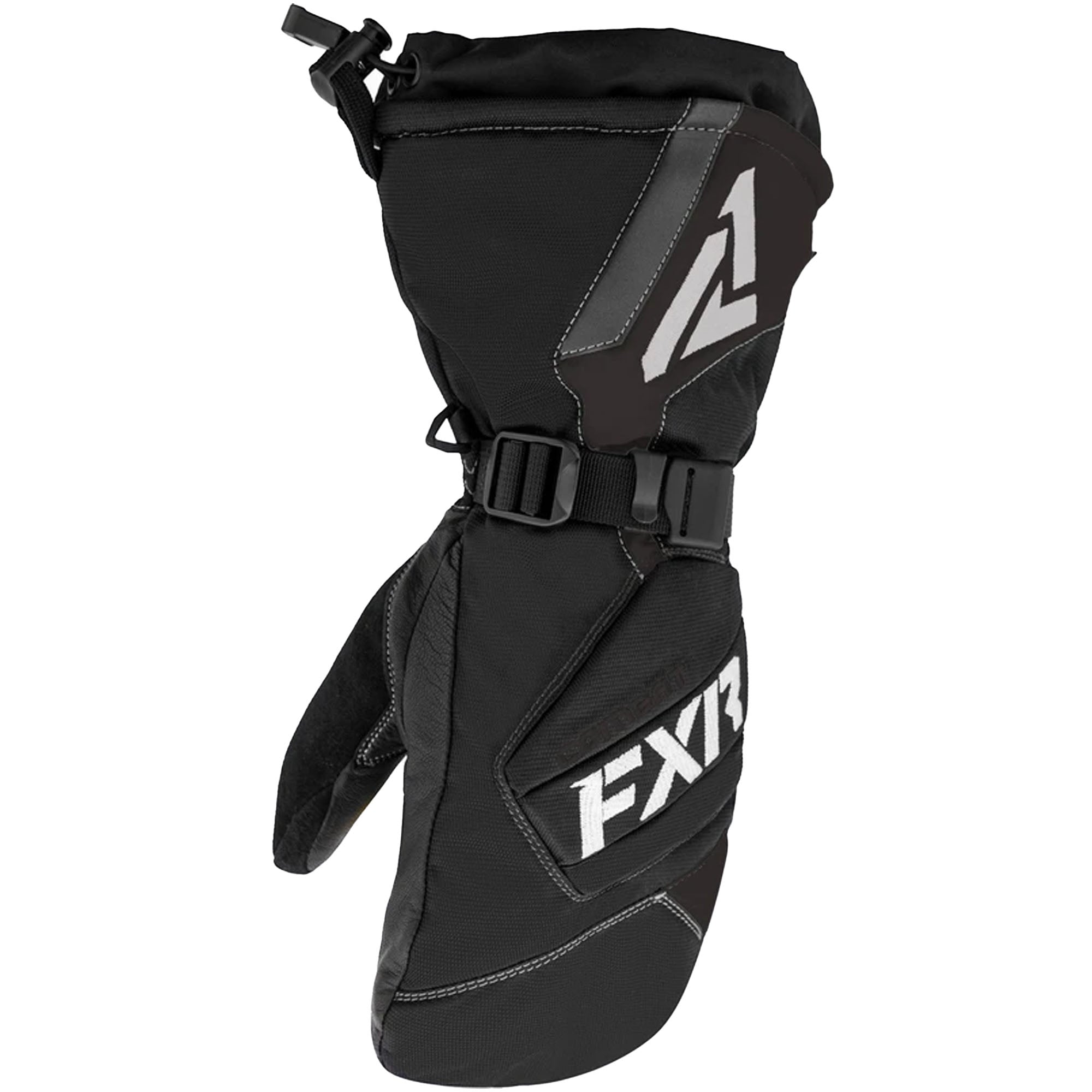 FXR Womens Combat Mitts Black/Charcoal Womens