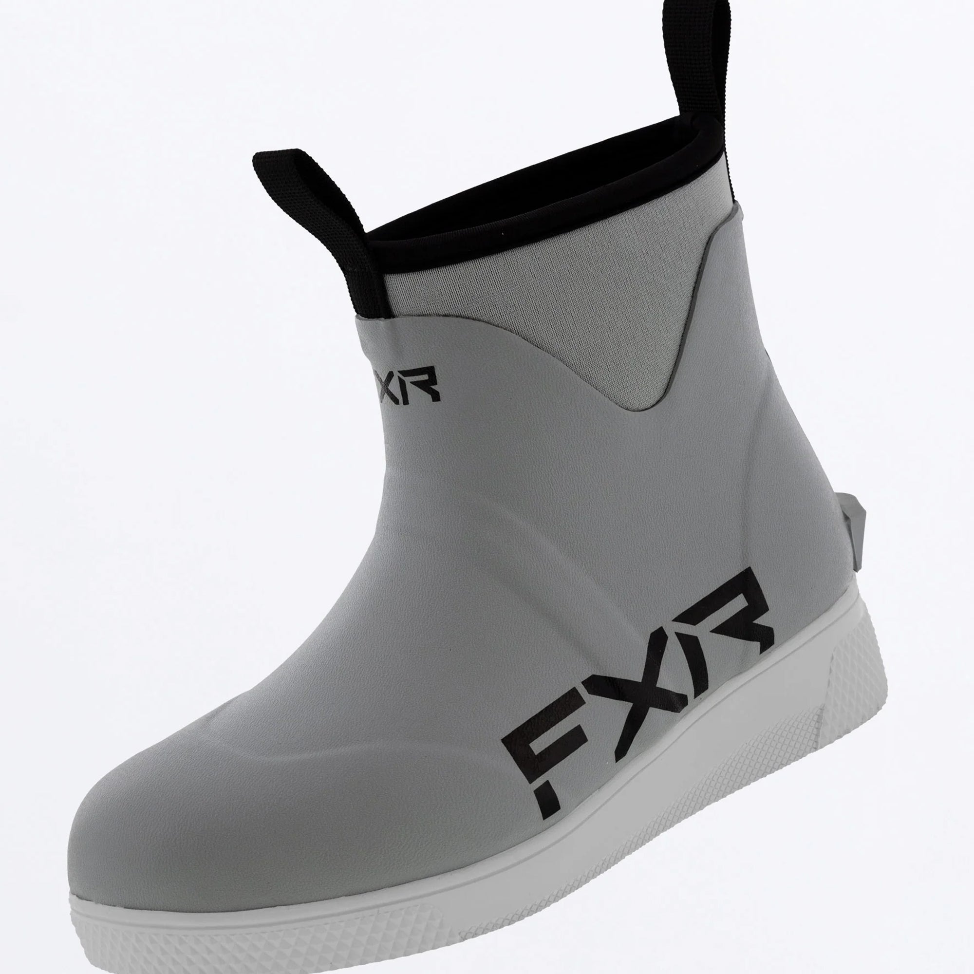 FXR Mens Tournament Fishing Boots Pull-On Ankle Height Waterproof Steel  White