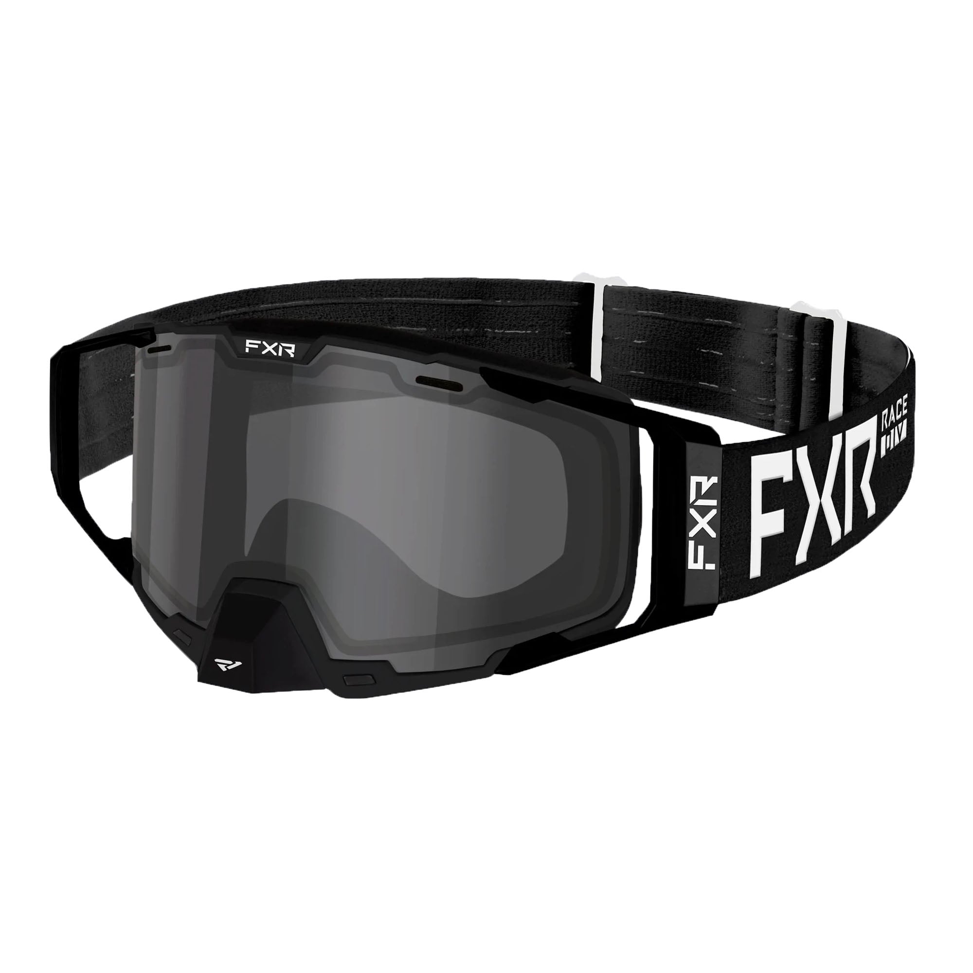 fxr goggles FXR 223105-1001-00 Combat Snowmobile Goggle Vented Anti Fog Scratch Dual Pane Lens Black