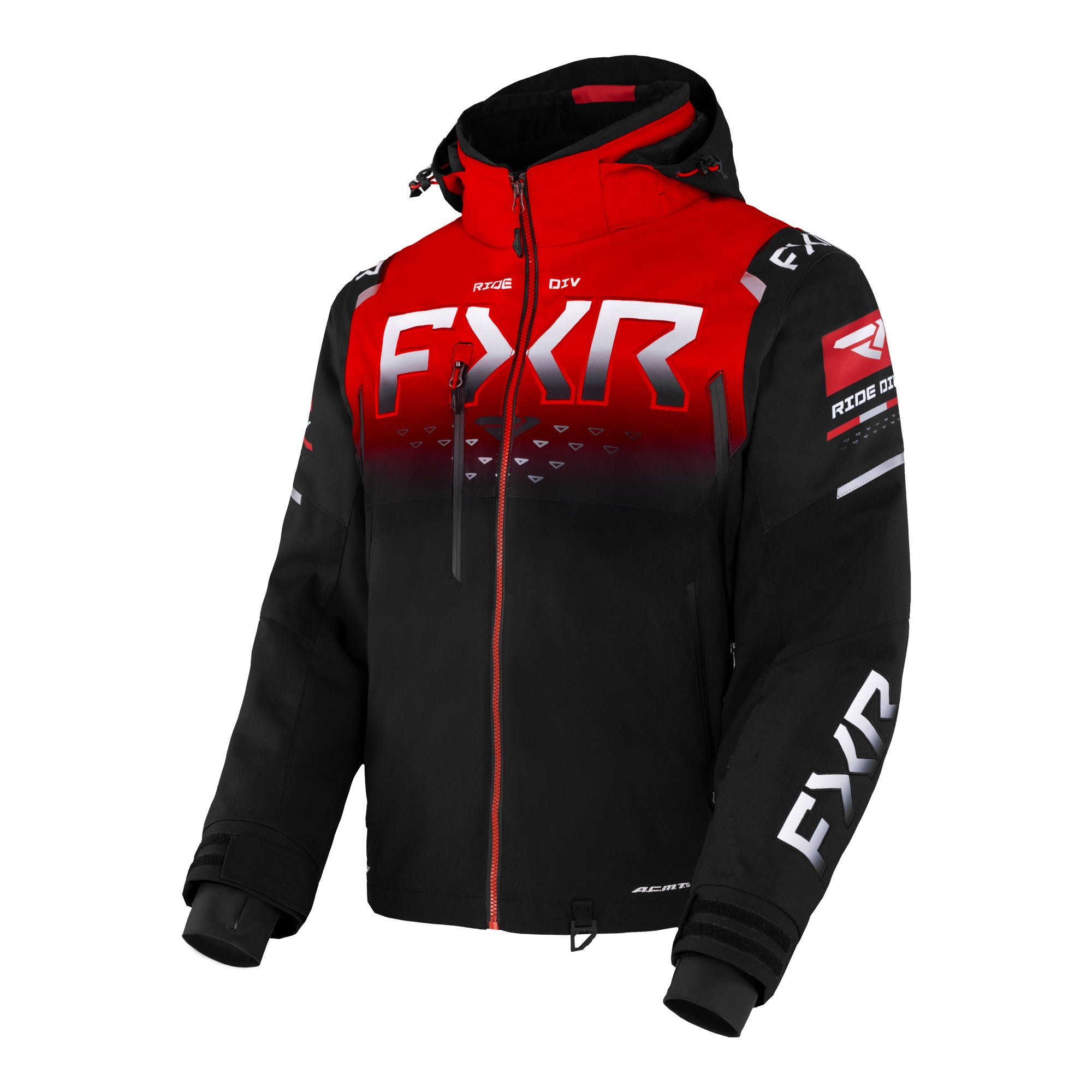 FXR Helium X 2-in-1 Snowmobile Jacket Black/Red Mens
