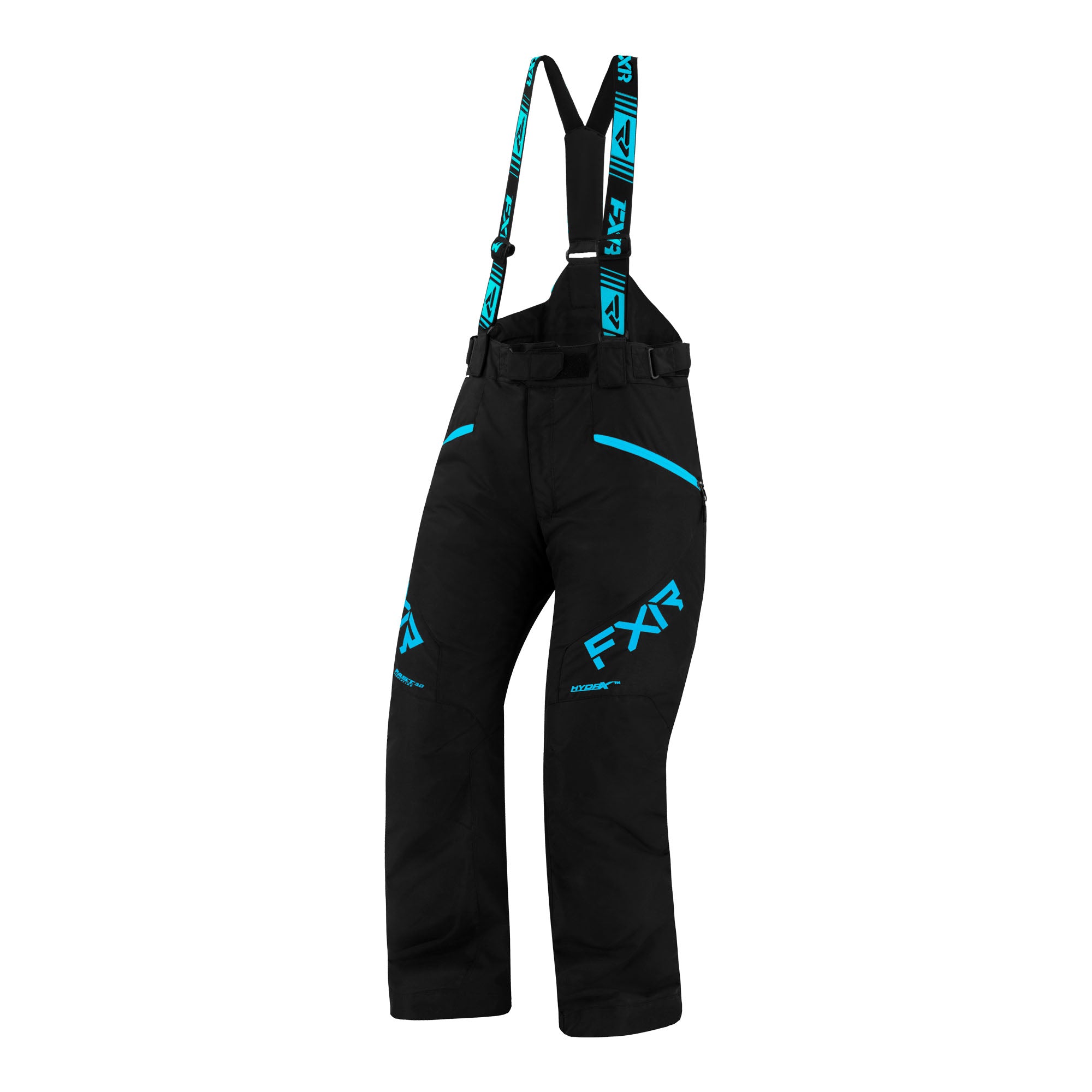 FXR Fresh Pants Black/Sky Blue Womens