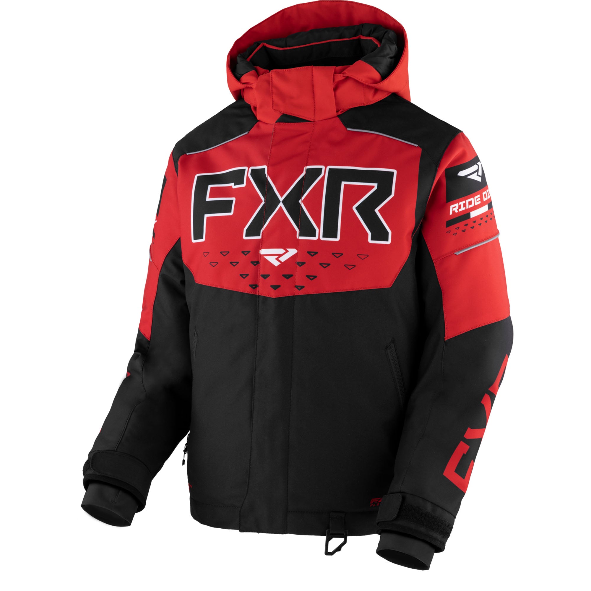 FXR Youth Helium Jacket Black/Red Unisex-Child