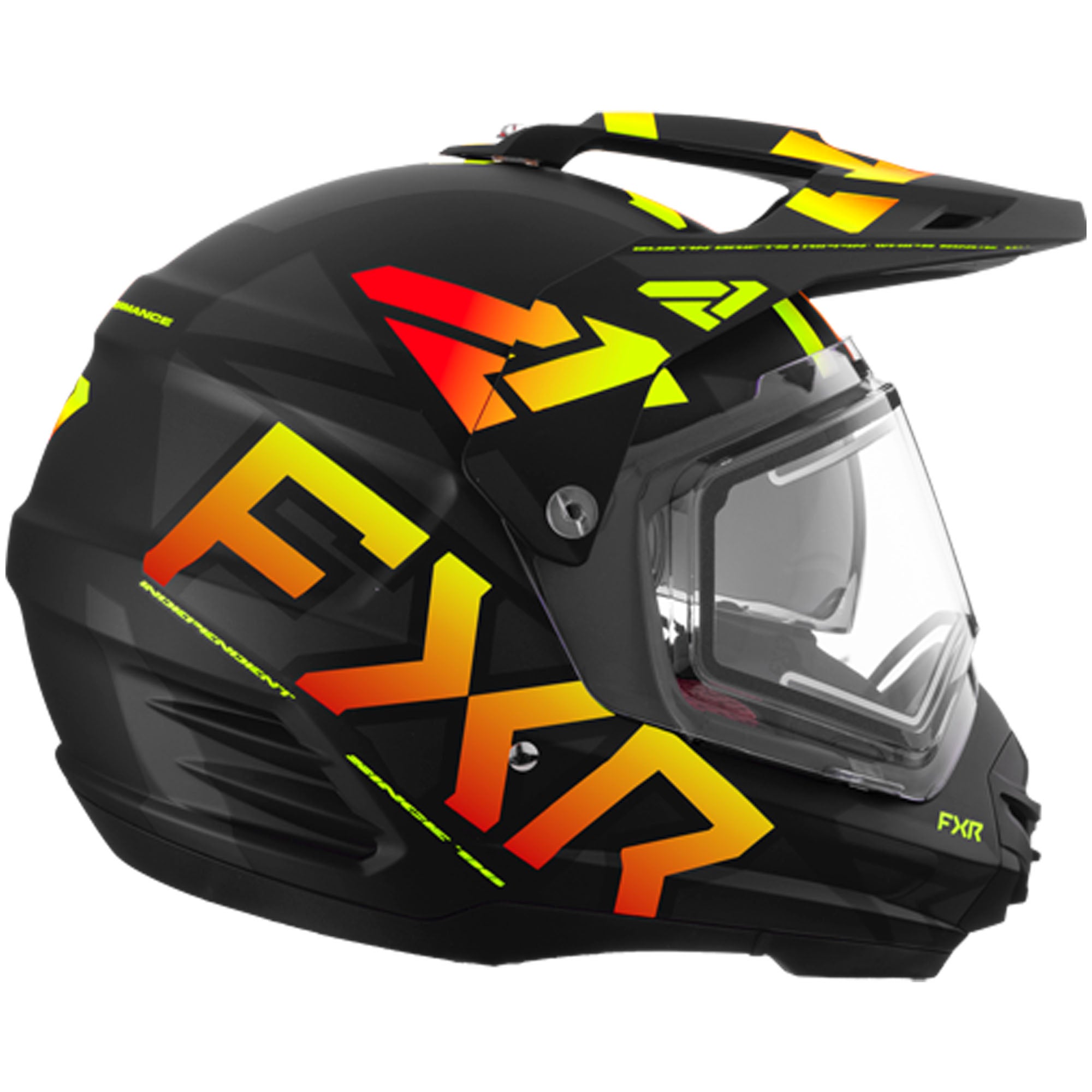 FXR Torque X Team Full Face Snowmobile Helmet W/ E Shield Ignition