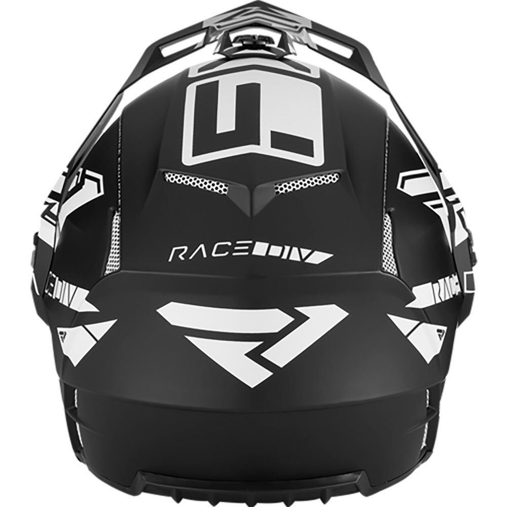 FXR Clutch X Evo Snowmobile Helmet w/ E Shield White