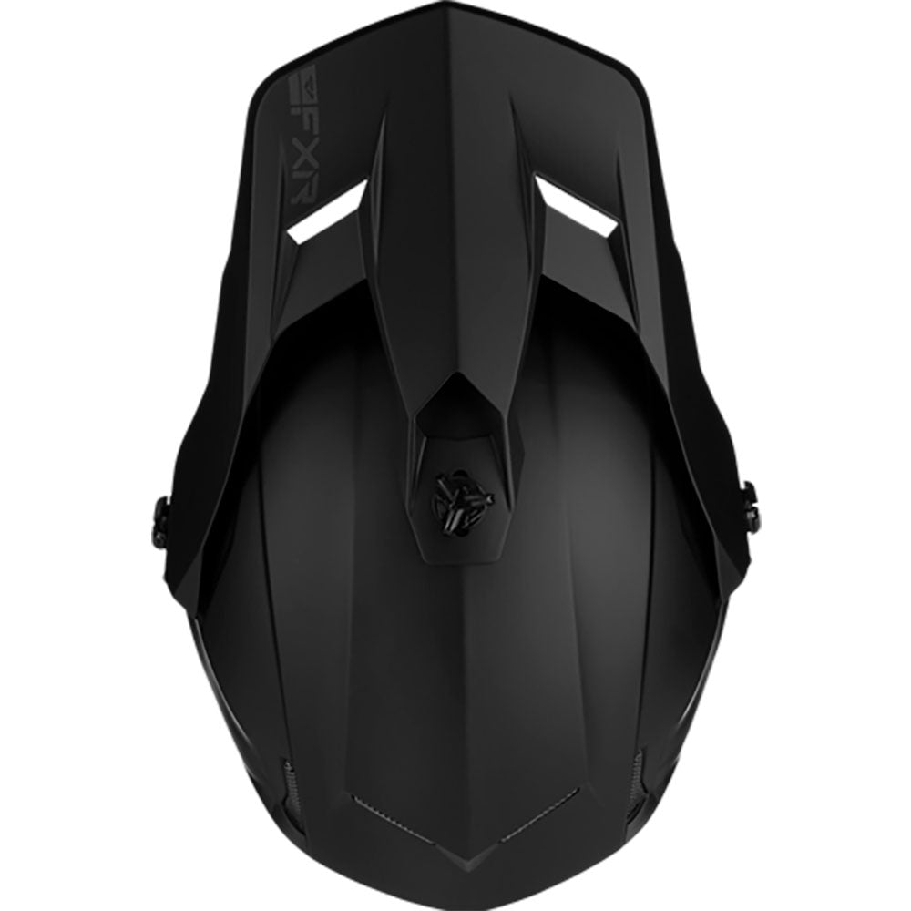 FXR Clutch X Prime Snowmobile Helmet w/ Dual Shield Black