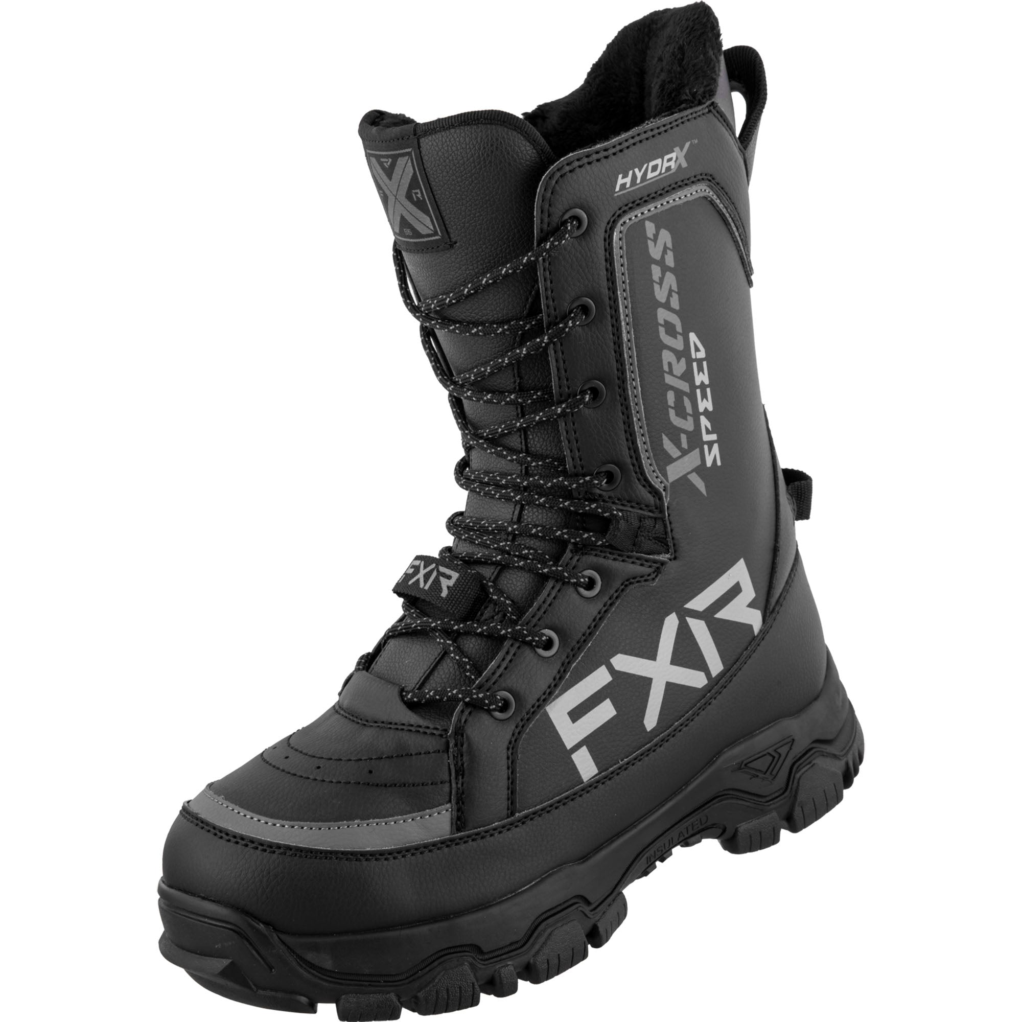 FXR X-Cross Speed Snowmobile Boots Black Ops Mens