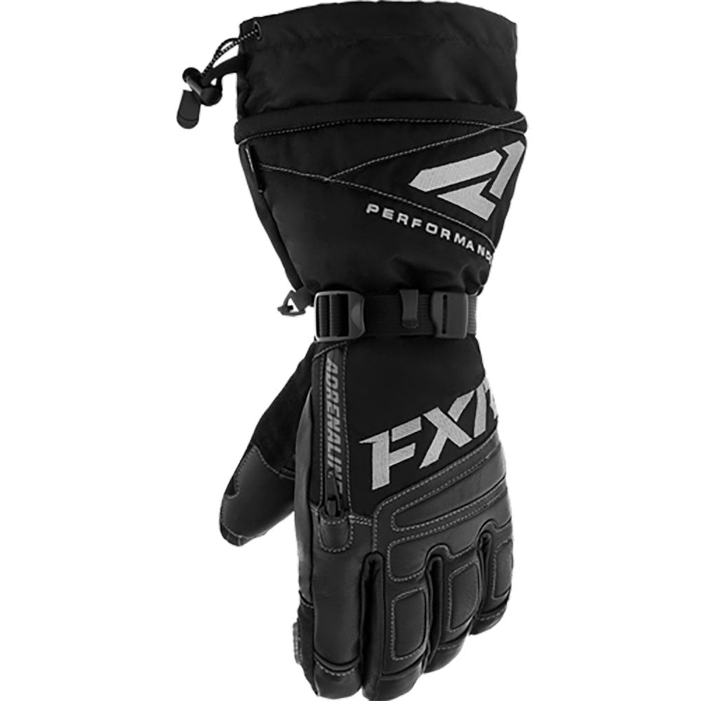 FXR Adrenaline Snowmobile Gloves Black/White Womens