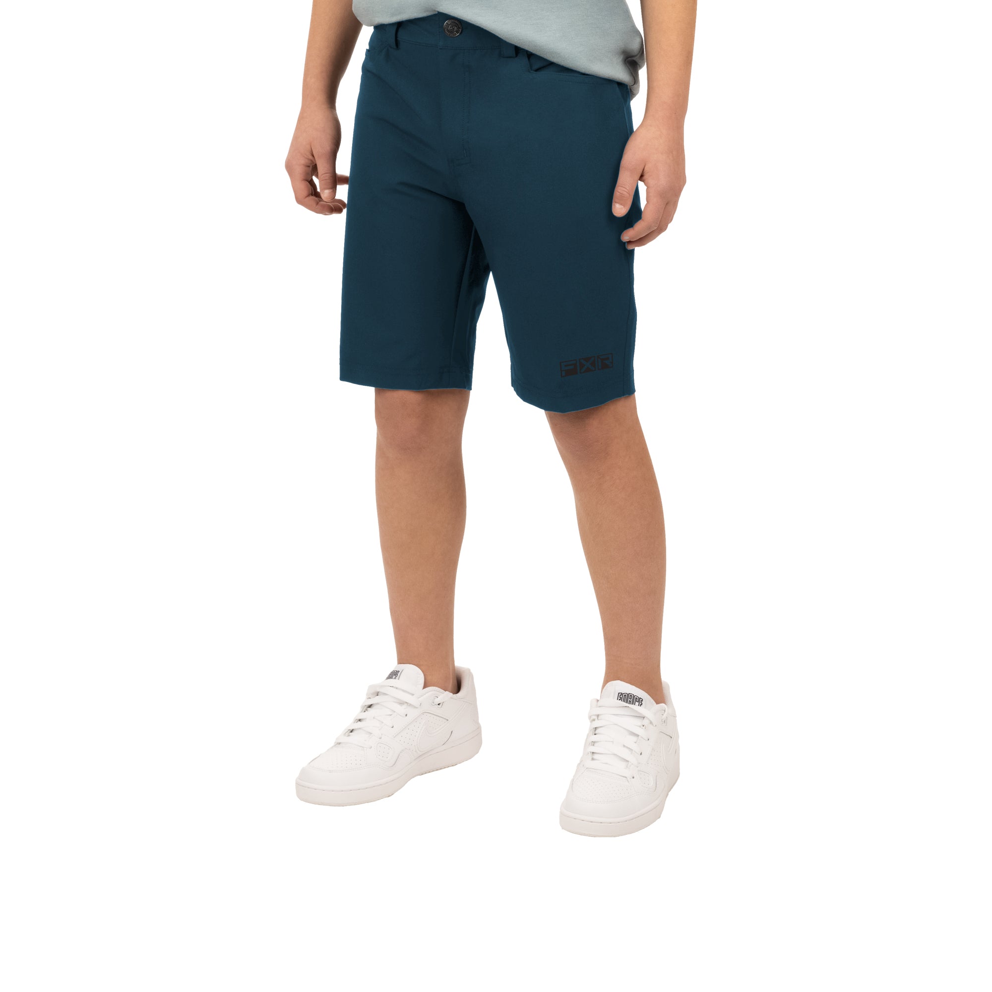 FXR Youth Attack Short Dark Steel Unisex-Child