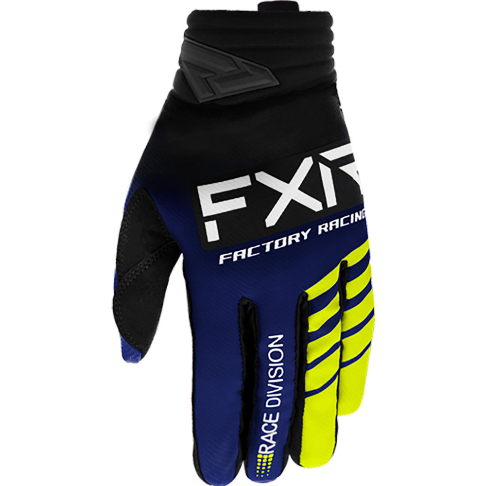 FXR Prime MX Glove Midnight/HiVis Unisex-Adult