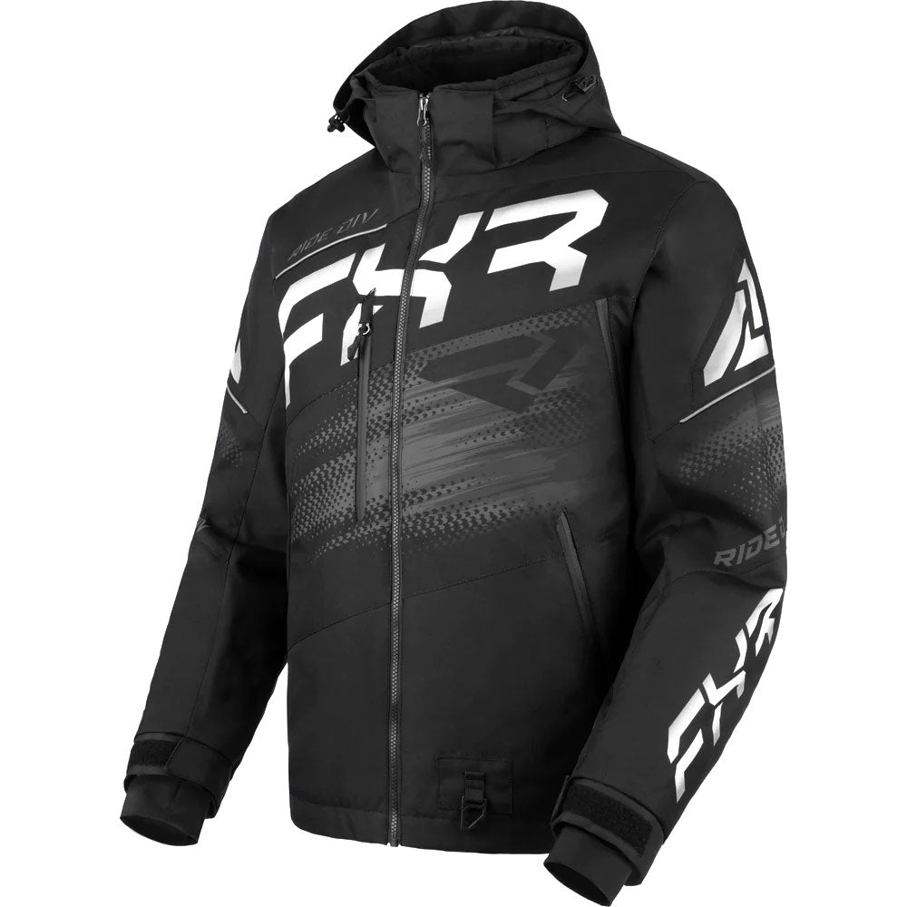 FXR Boost FX 2-in-1 Snowmobile Jacket Black/Char Mens