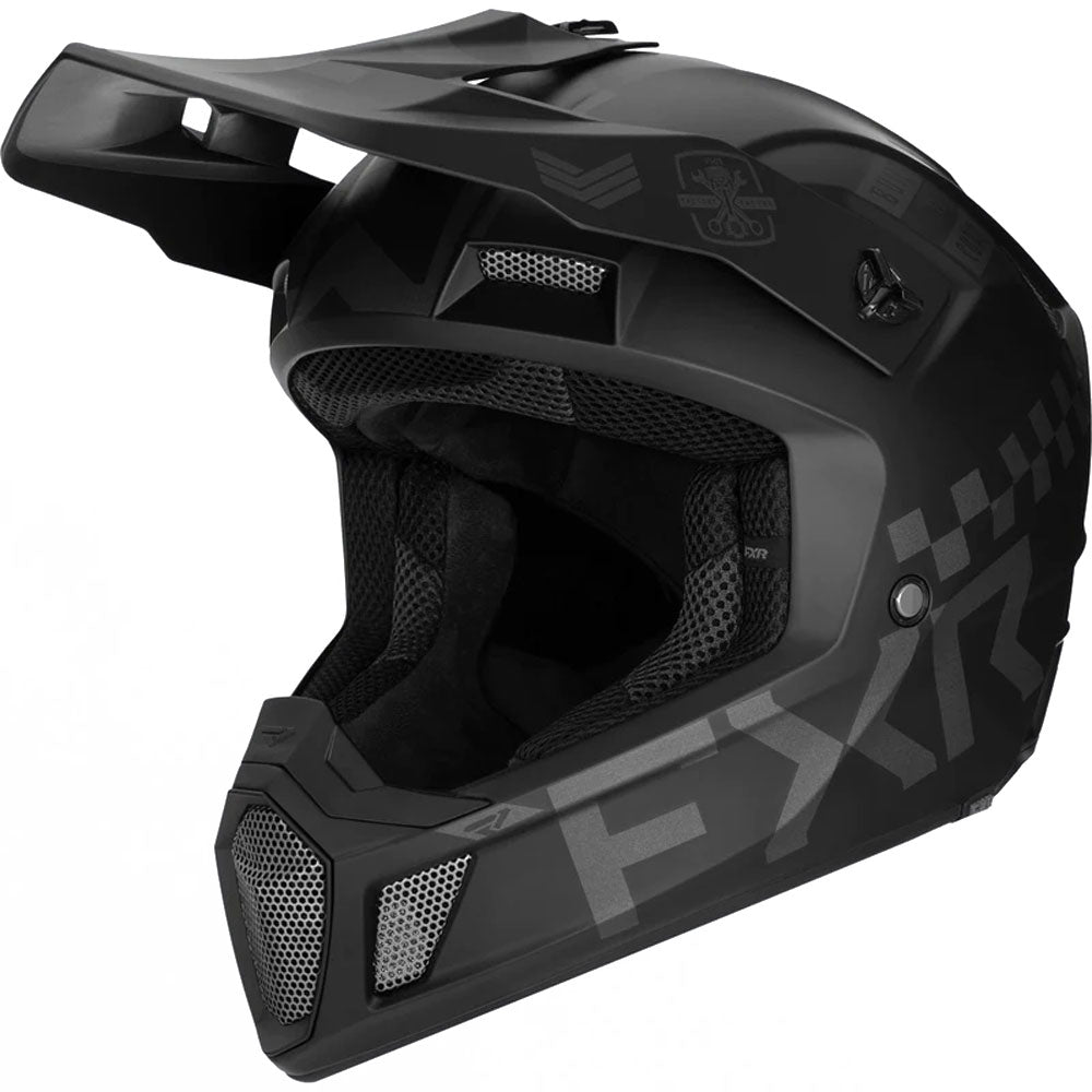 FXR Clutch Gladiator Offroad Helmet Black Ops