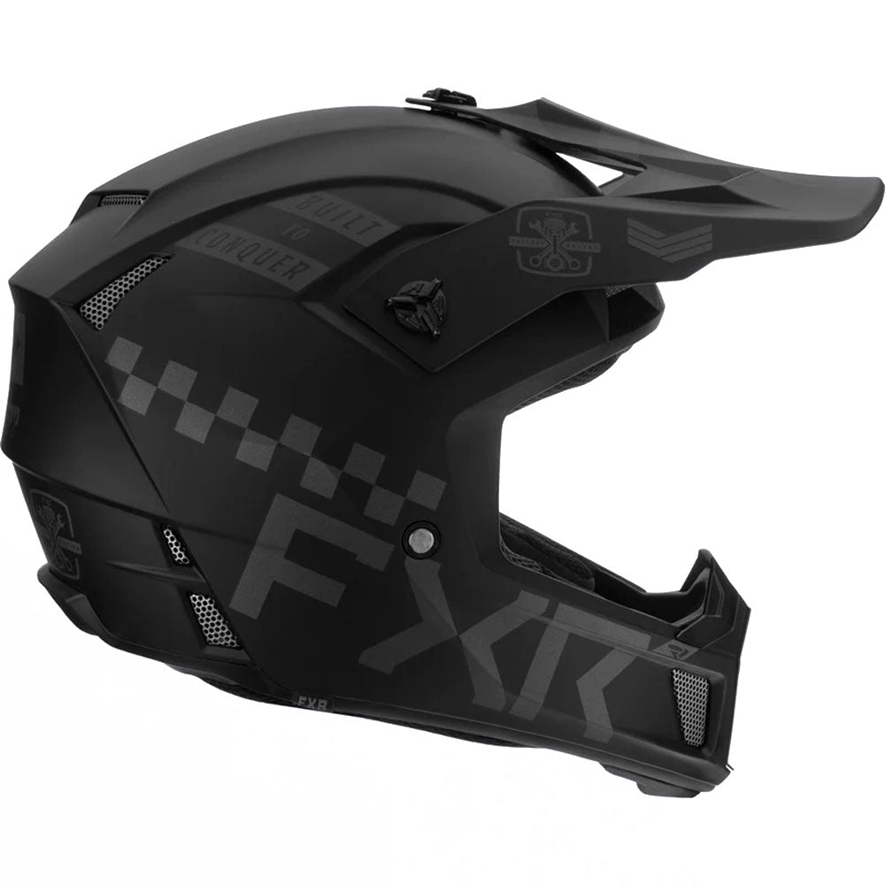 FXR Clutch Gladiator Offroad Helmet Black Ops