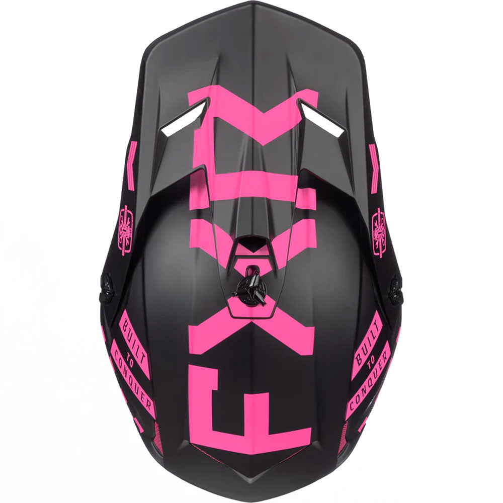FXR Clutch Gladiator Offroad Helmet Pink Black