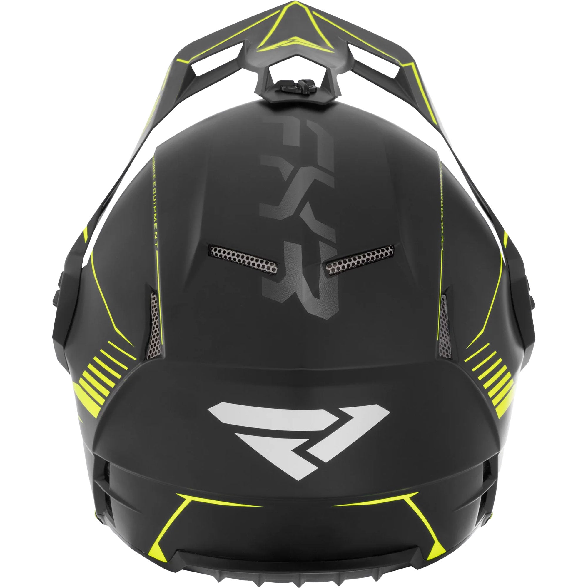 FXR Clutch X Pro Snowmobile Helmet Hi-Vis Black