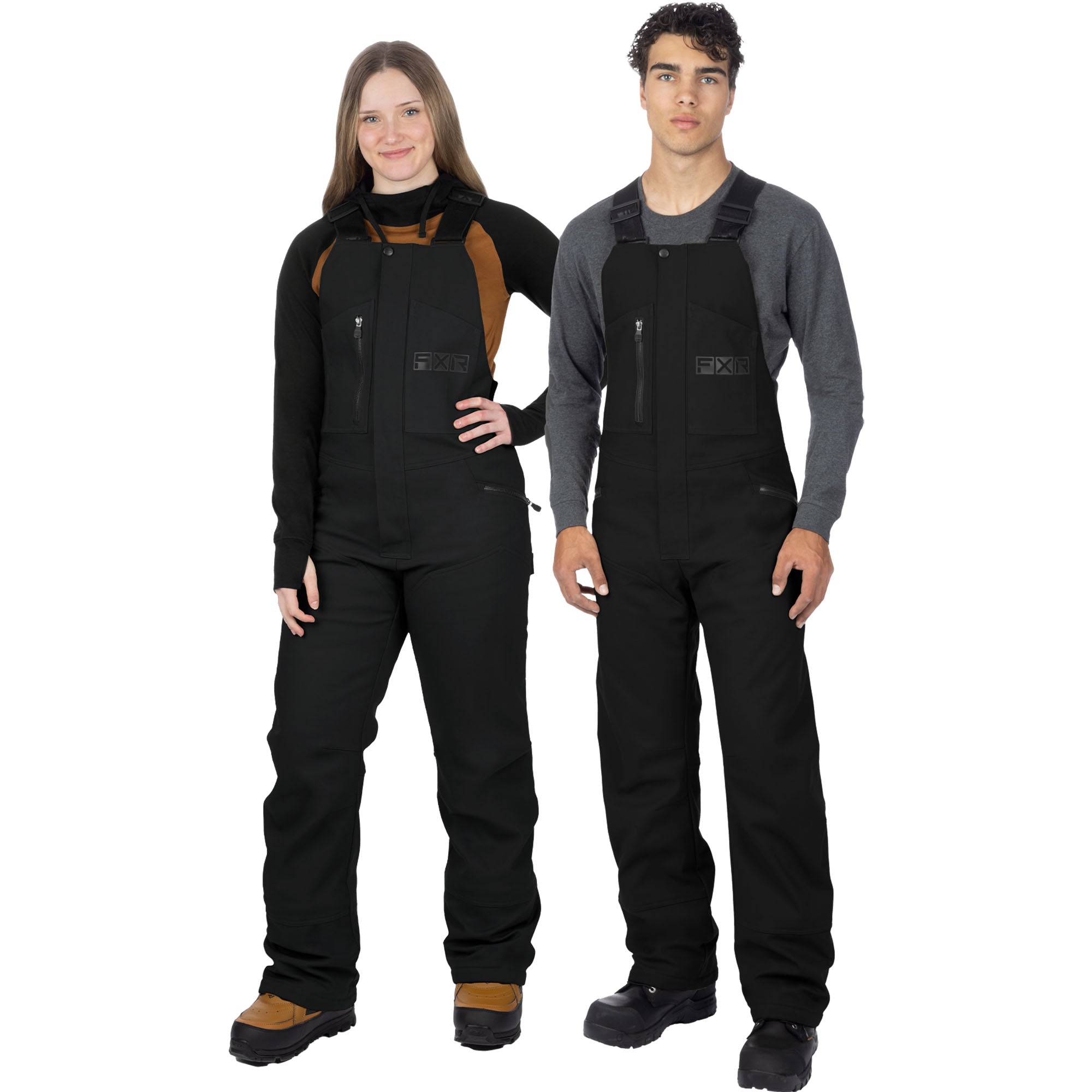 FXR Task Insulated Canvas Bib Overall Pants Black Ops Unisex-Adult
