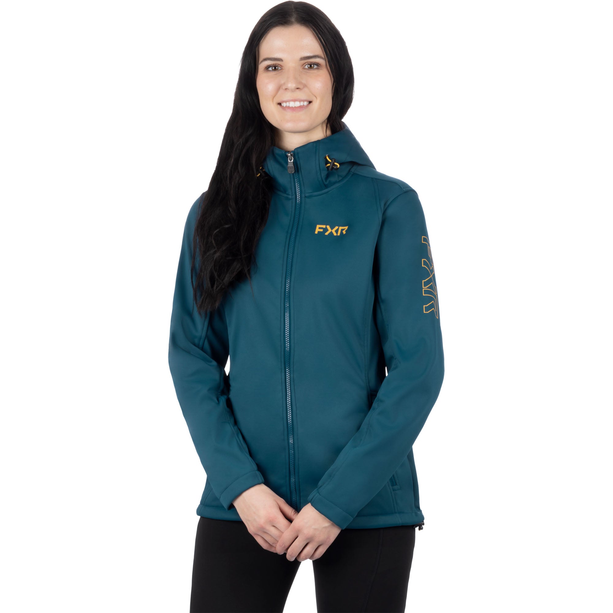 FXR Pulse Softshell Jacket Dark Steel/Sundial Womens