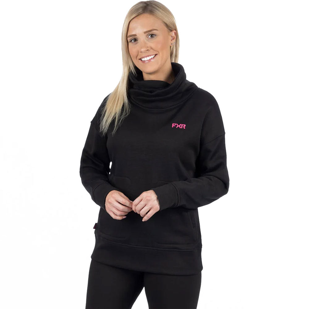 FXR Ember Pullover Sweater Black/E Pink Womens