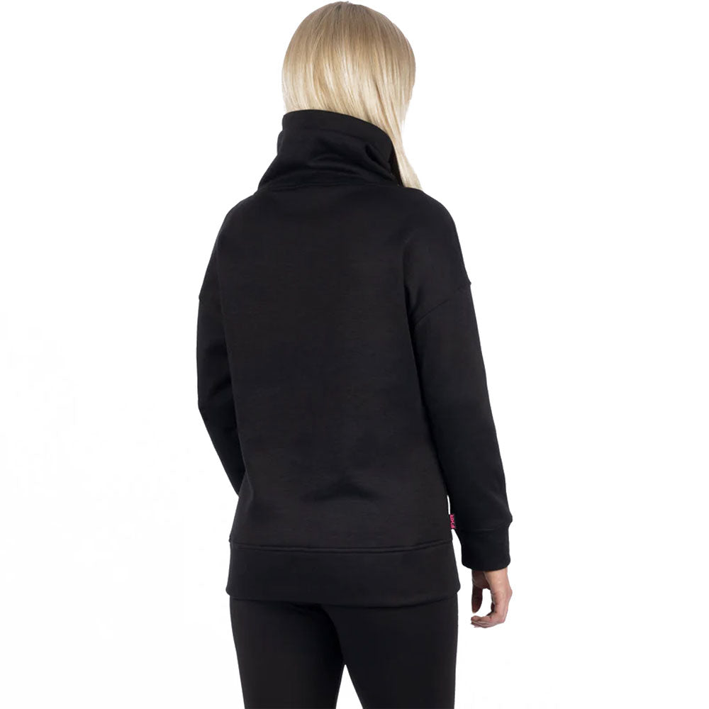 Open-Box.FXR Womens Ember Pullover Sweater Soft Cowl Collar Zipped Pocket SDP496